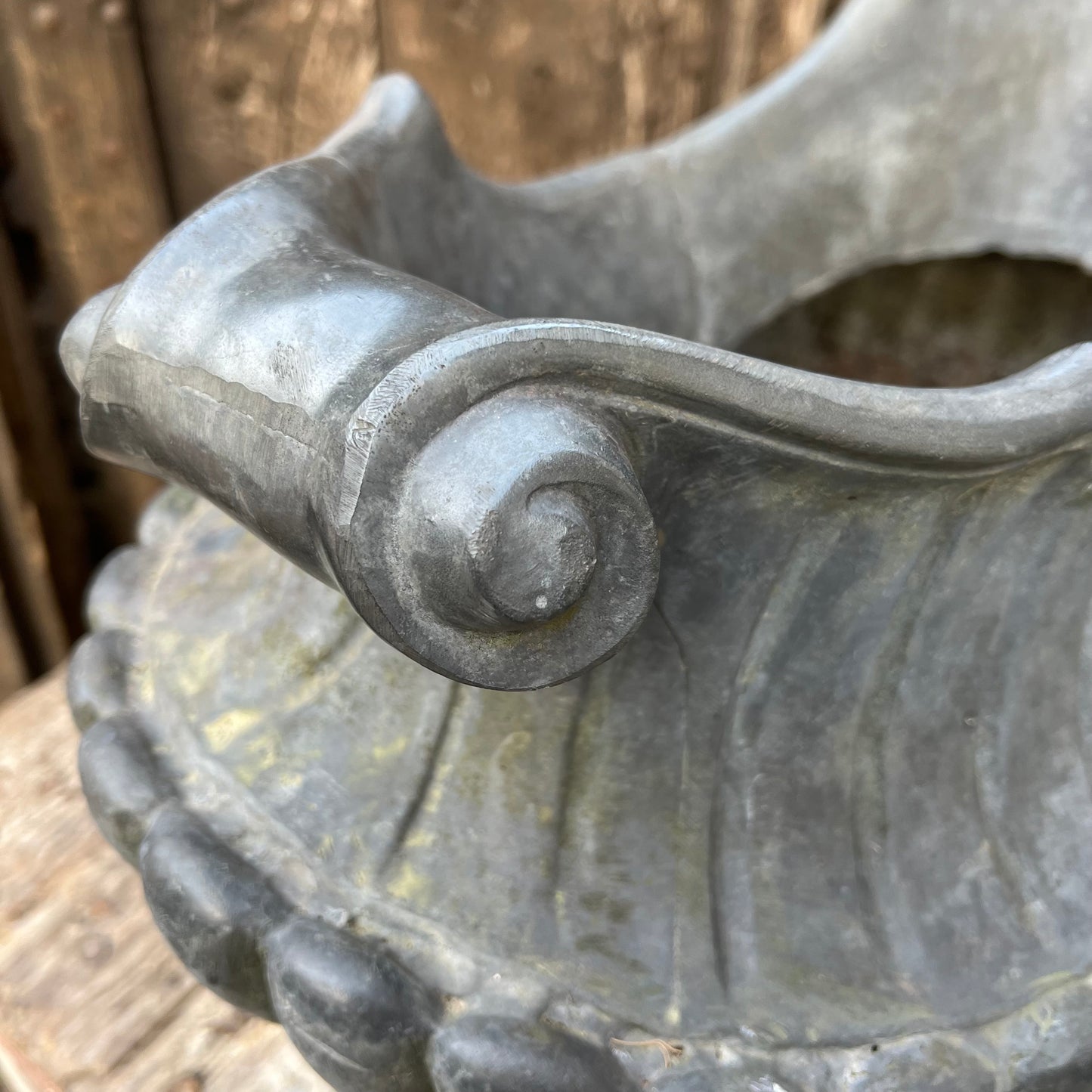 19th C. Neoclassical Lead Planter