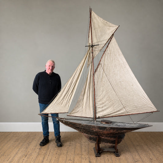 Exceptional Scale “Golden Jubilee 1887” Racing Pond Yacht, formerly property of Queen Victoria