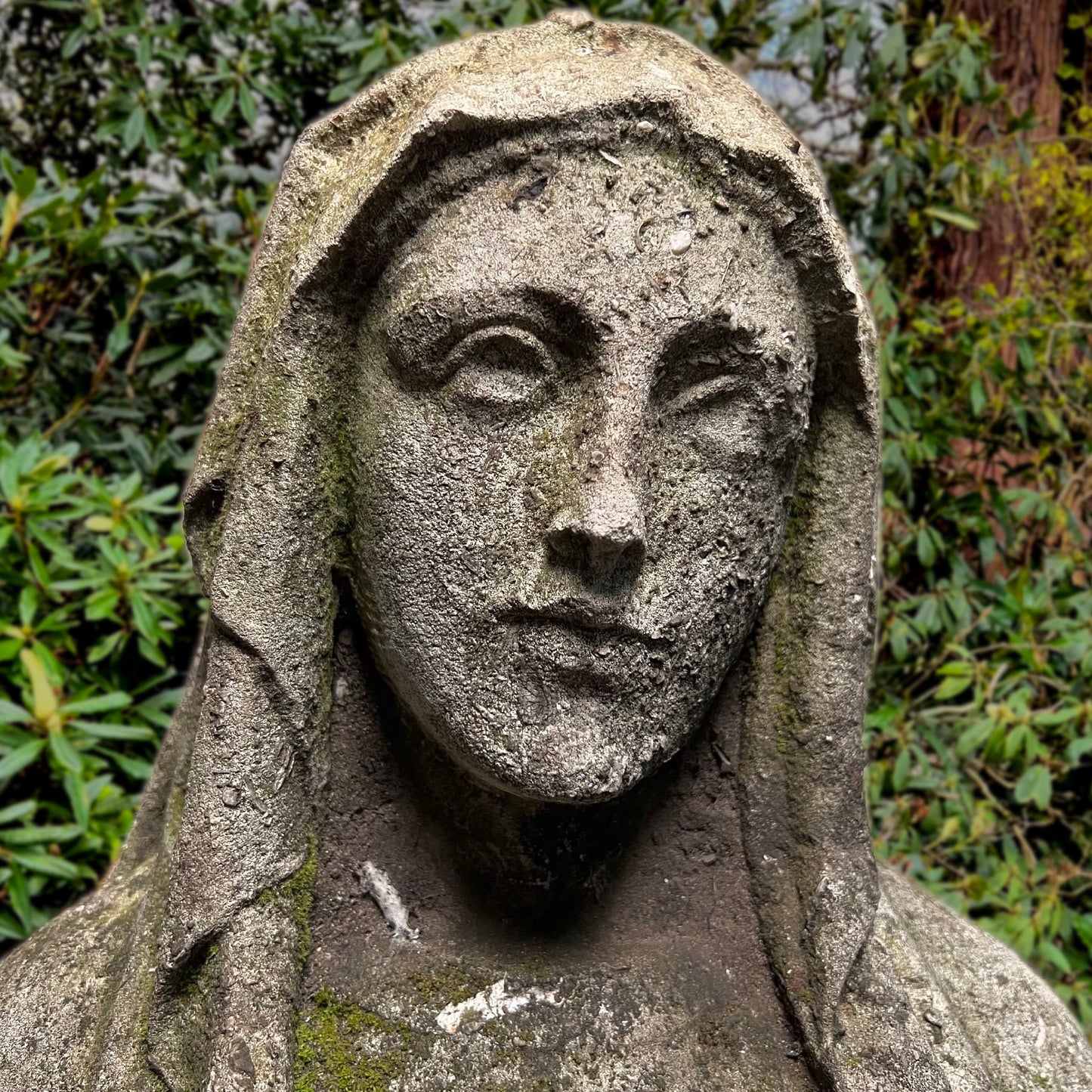 French Limestone Statue of the Madonna c.1780