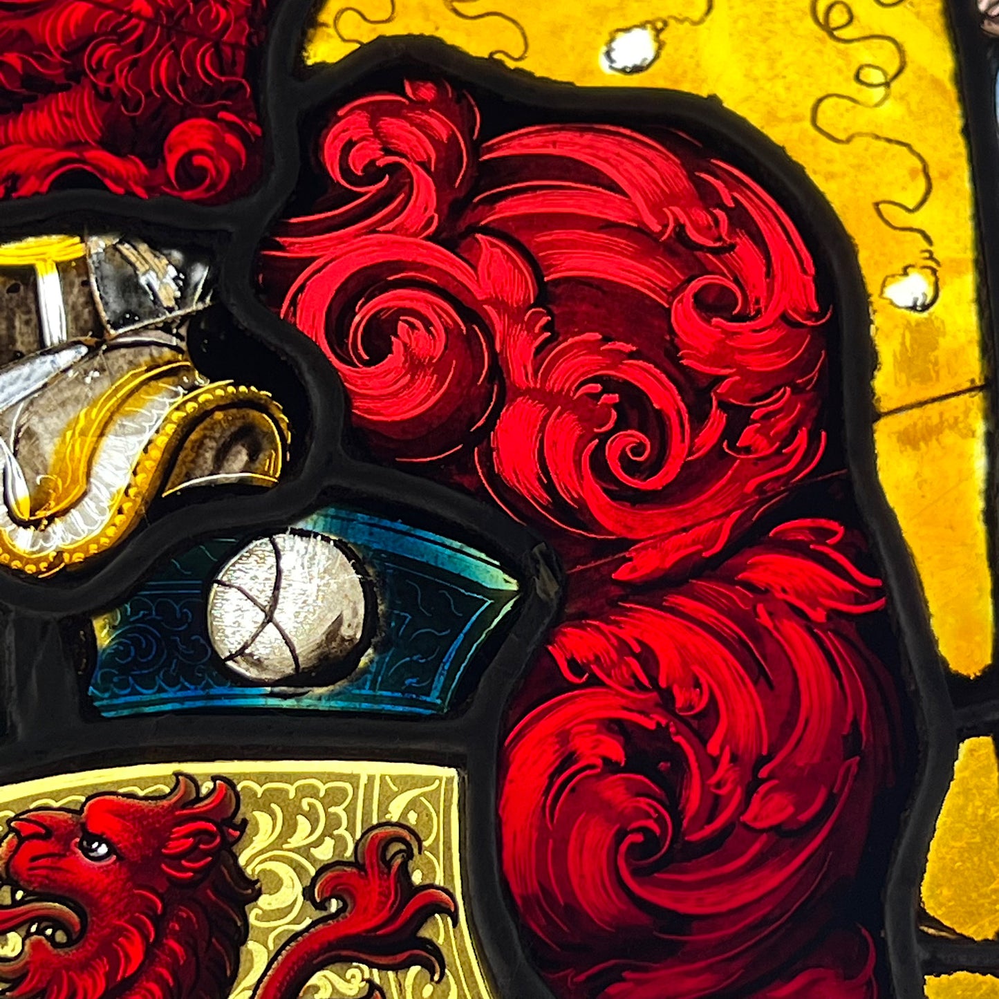 Stained Glass Panel depicting The Arms of Heinrich Bodmer of Baden c.1530