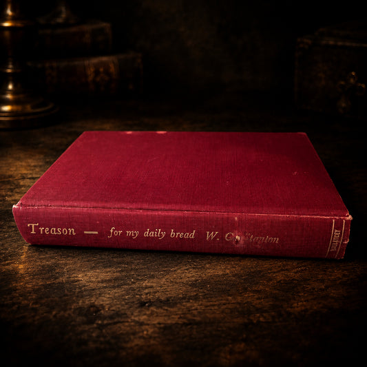 Rare Signed First Edition – Treason: For My Daily Bread by W. G. Stanton, 1977