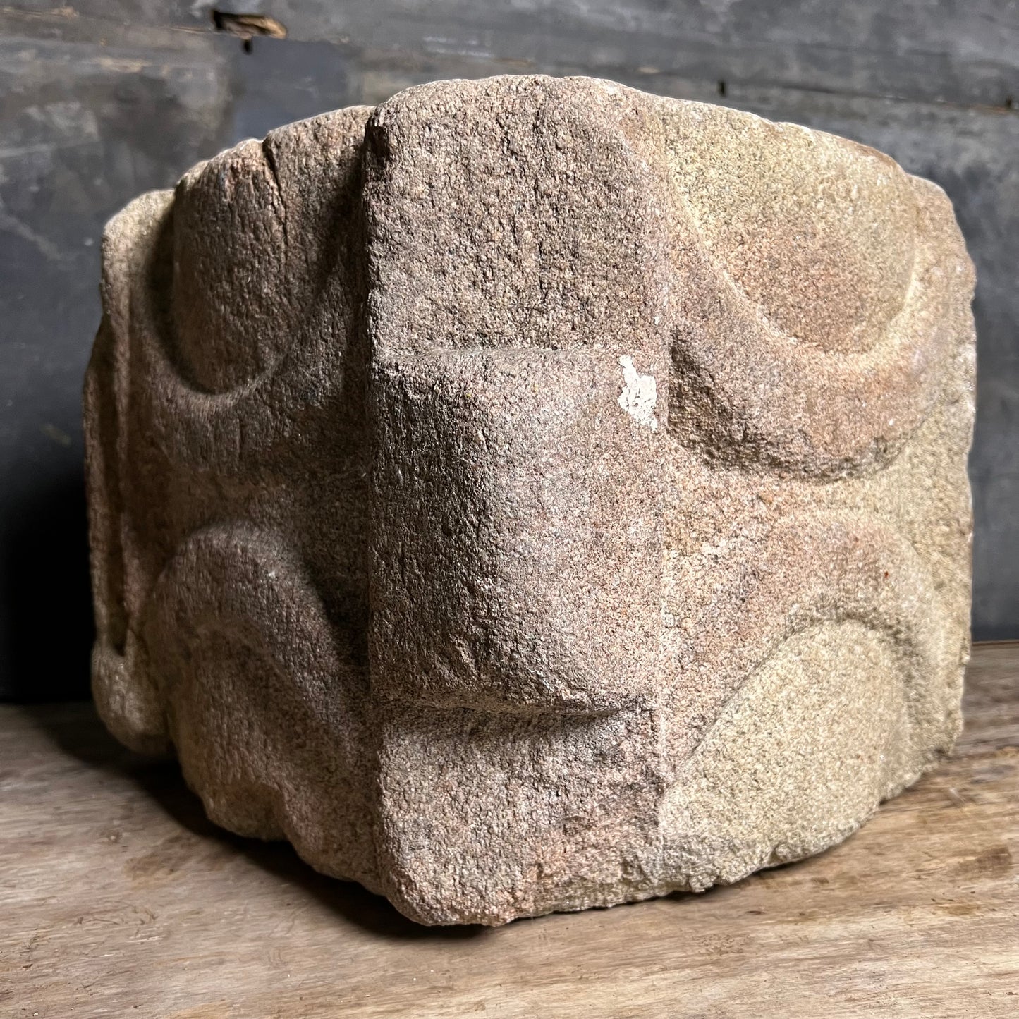 Rare Romanesque Medieval Double-Bowled Apothecary Mortar