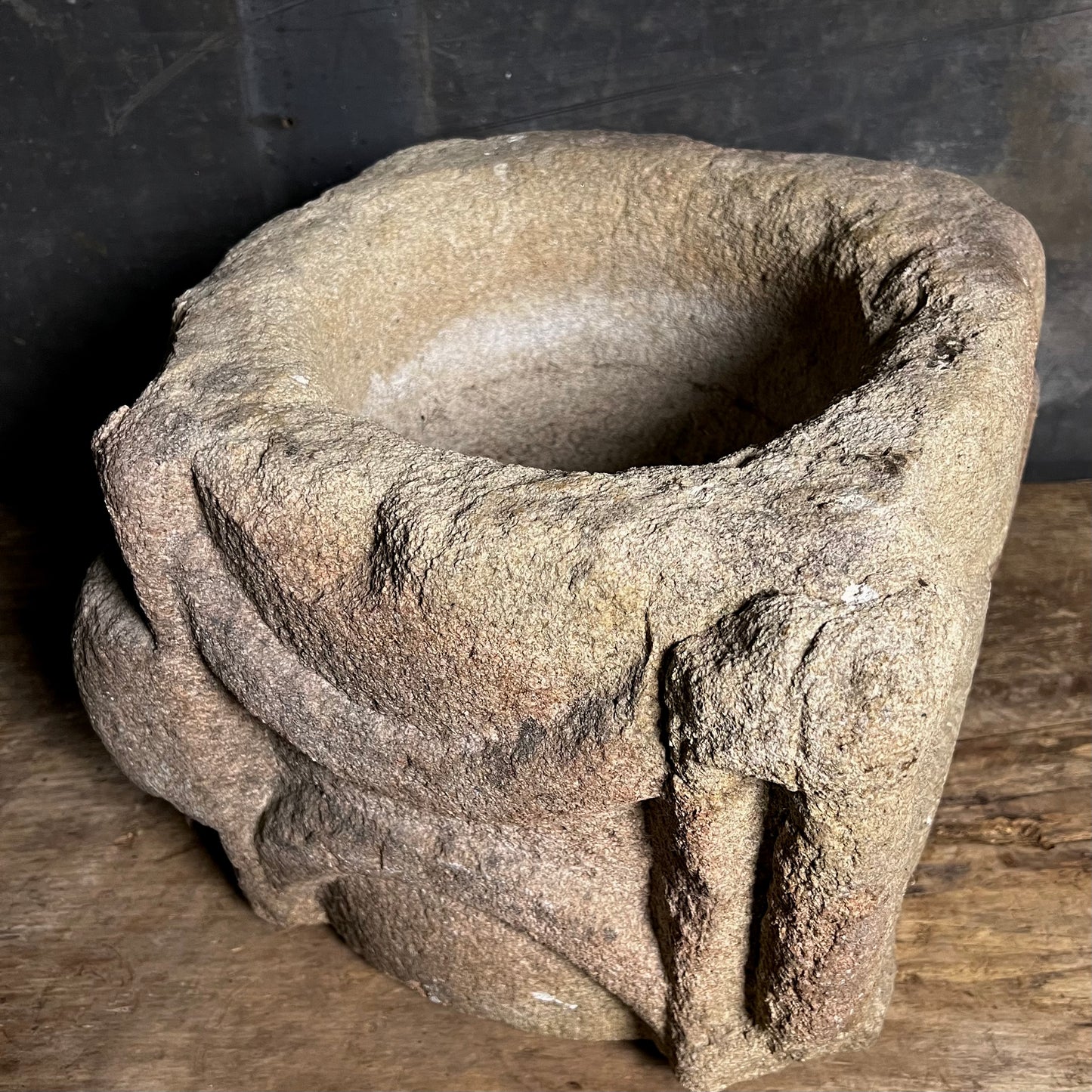 Rare Romanesque Medieval Double-Bowled Apothecary Mortar