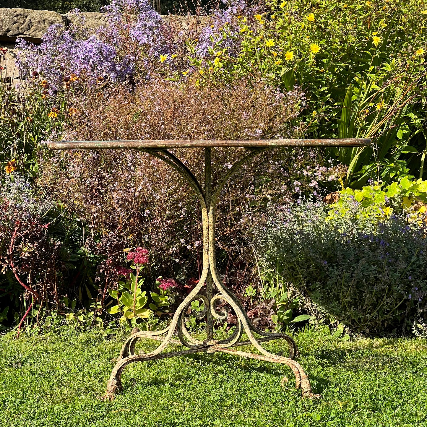 Arras Wrought Iron Garden Table, France c.1900–1920
