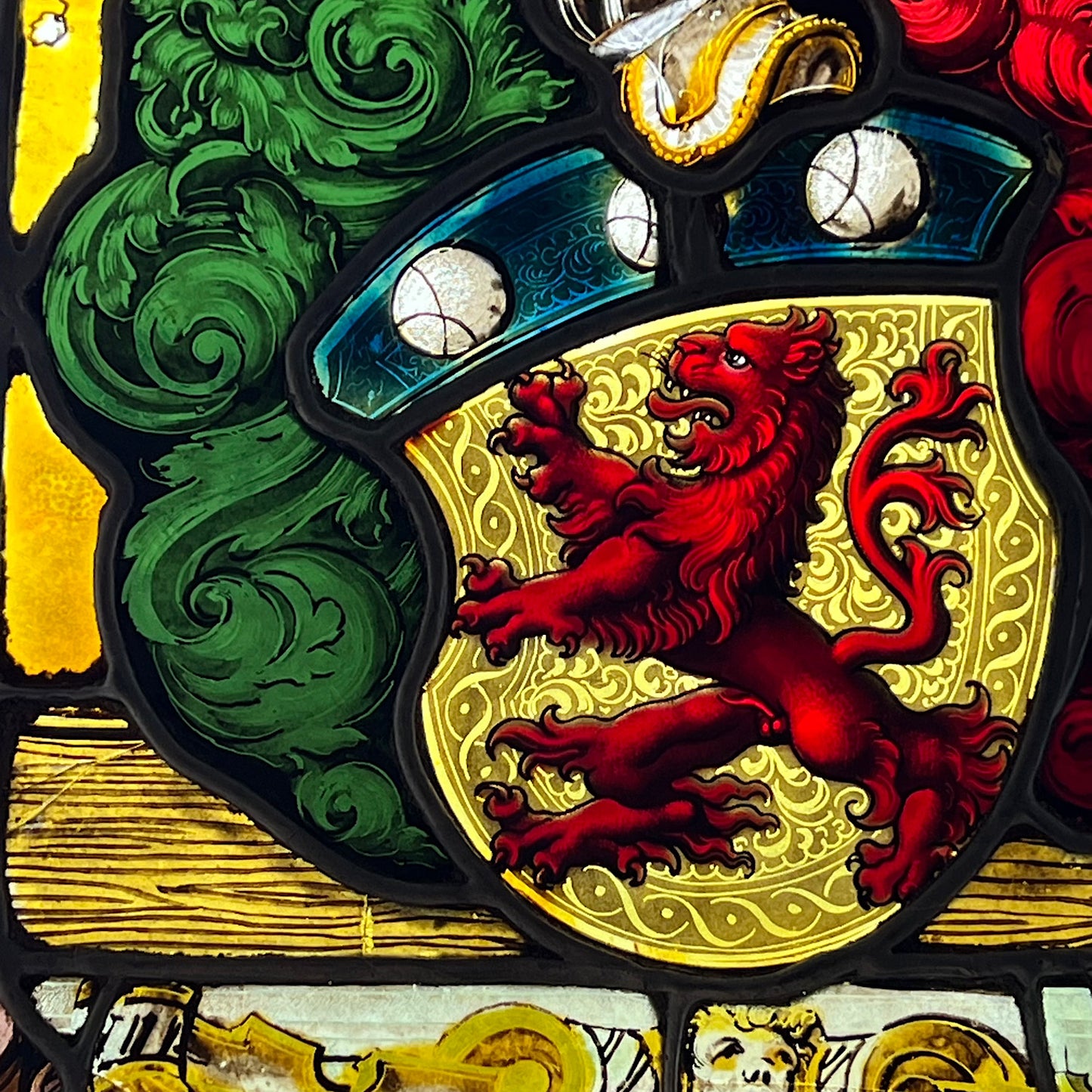 Stained Glass Panel depicting The Arms of Heinrich Bodmer of Baden c.1530