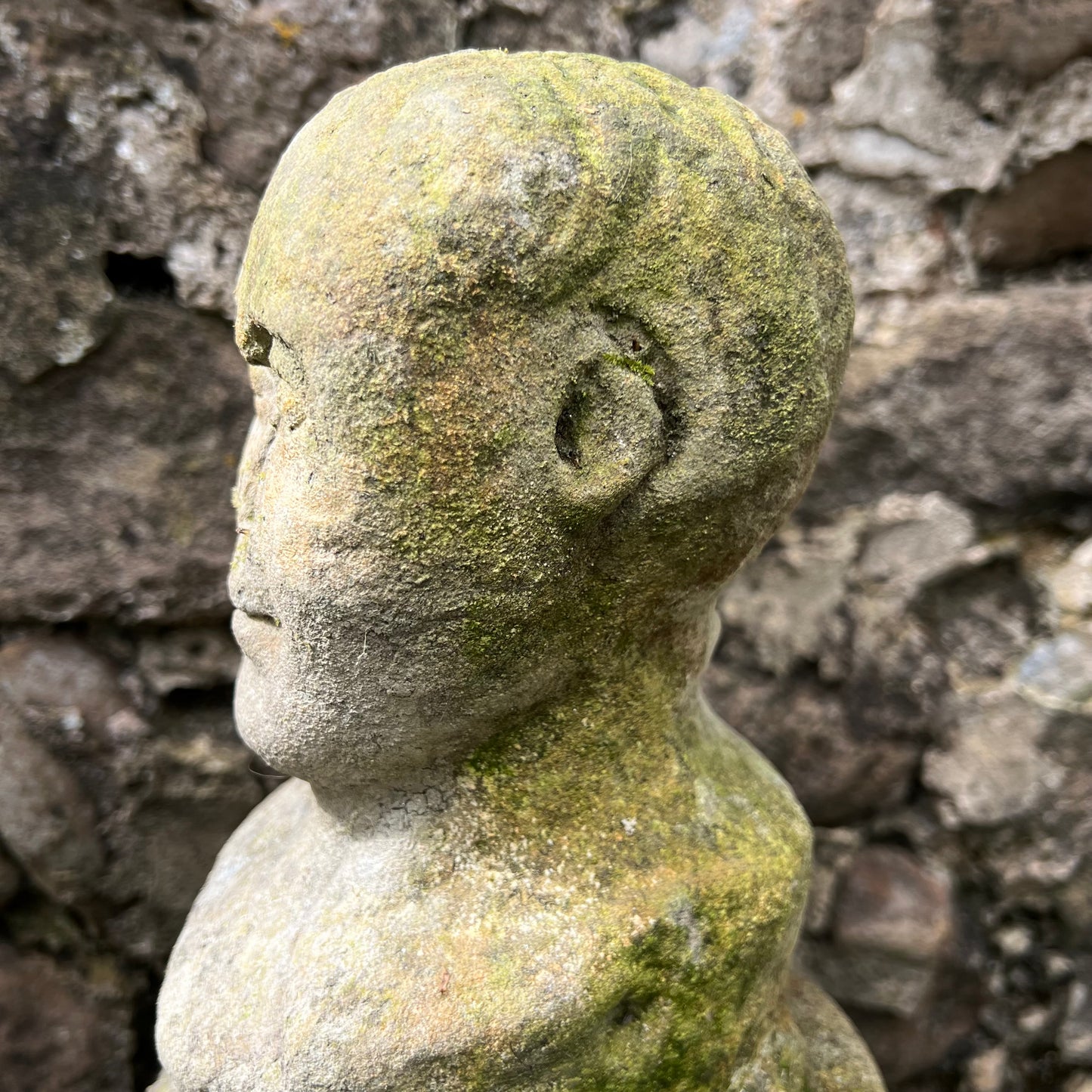 Yorkshire Celtic Carved Stone Head