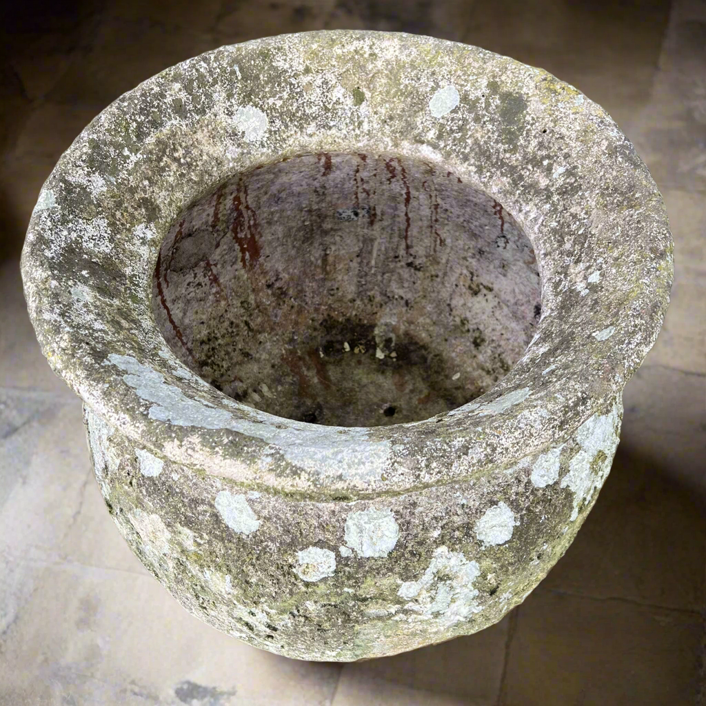 Cauldron Shaped Composite Planter
