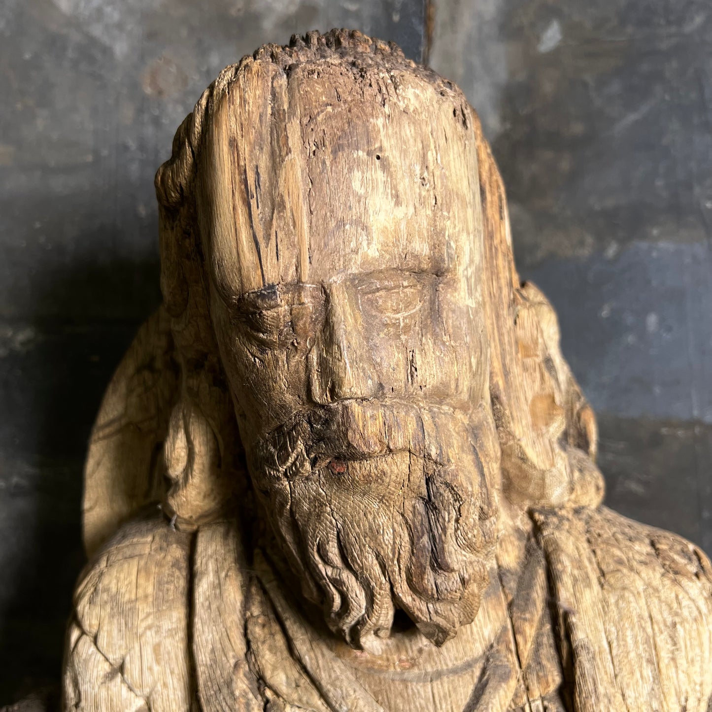 Carved Oak Figure of Saint James the Greater c.1470-1520