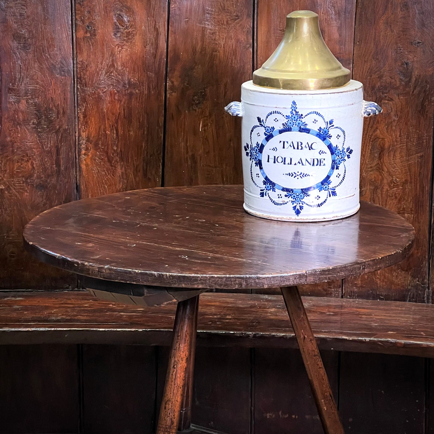 18th Century English Cricket Table in Pine and Ash