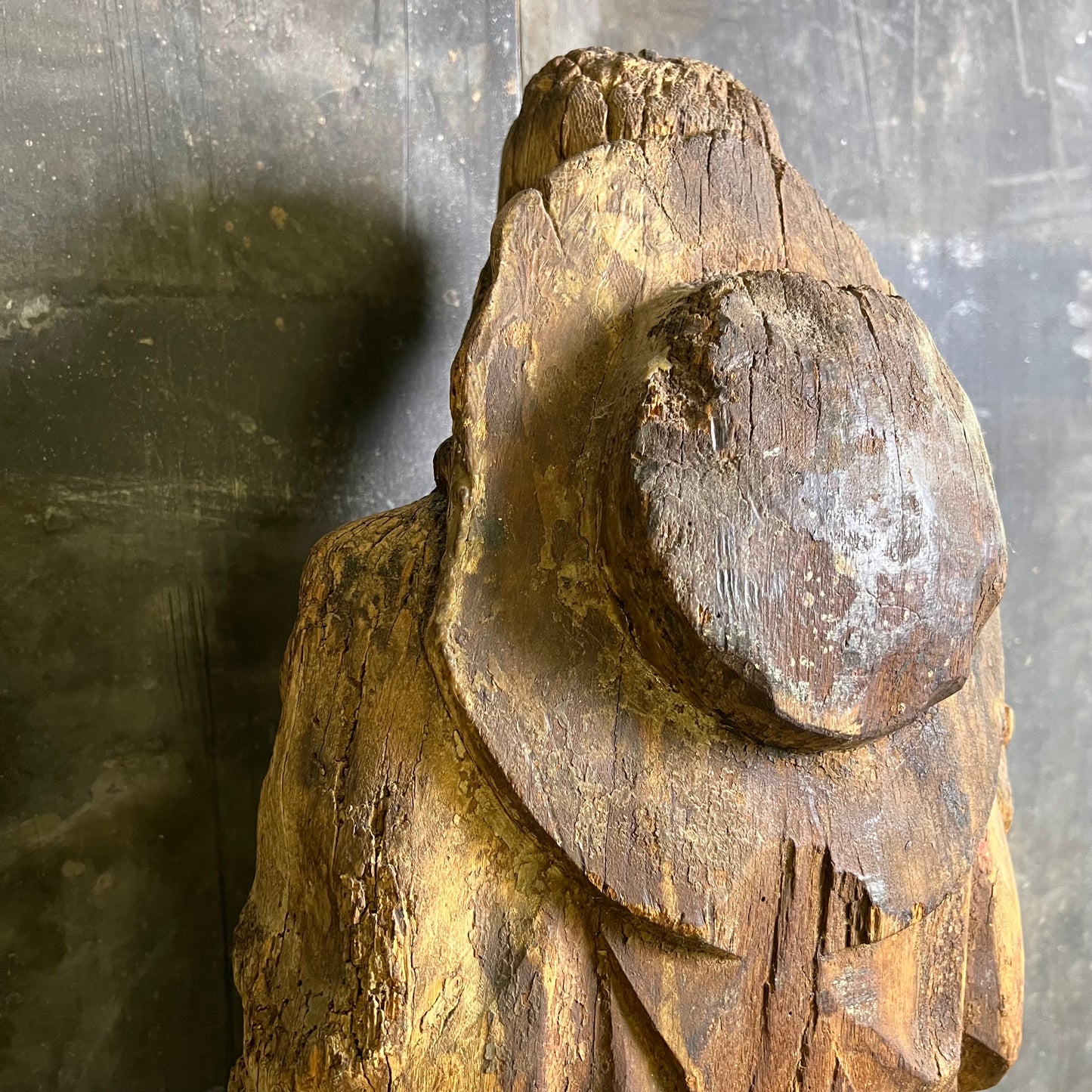 Carved Oak Figure of Saint James the Greater c.1470-1520