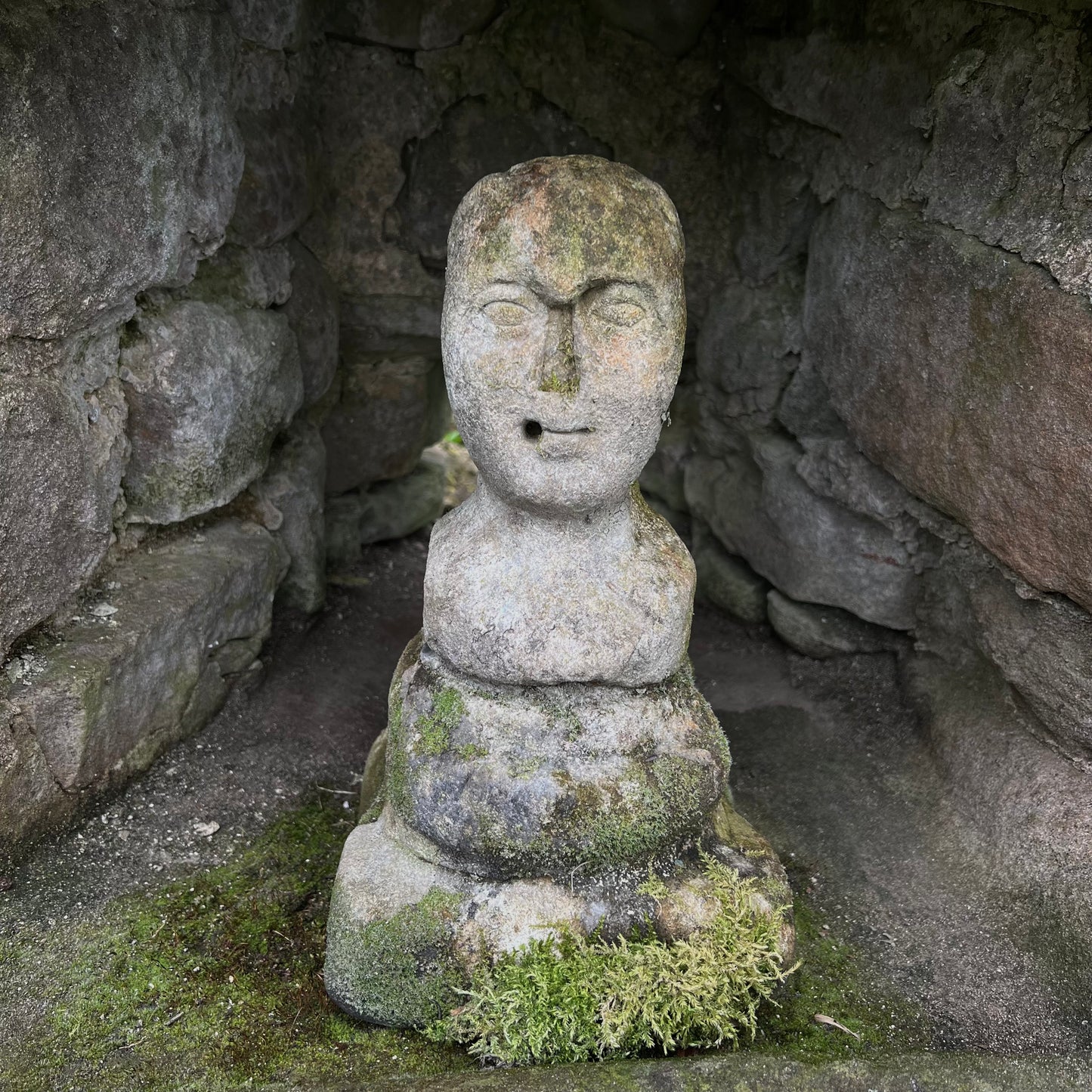 Yorkshire Celtic Carved Stone Head