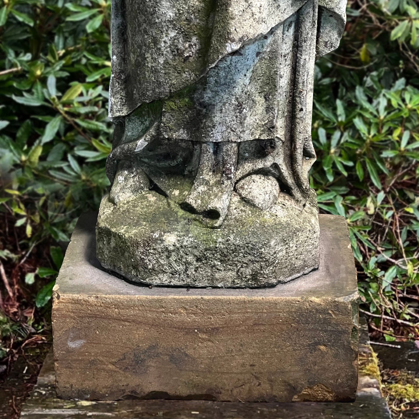 French Limestone Statue of the Madonna c.1780