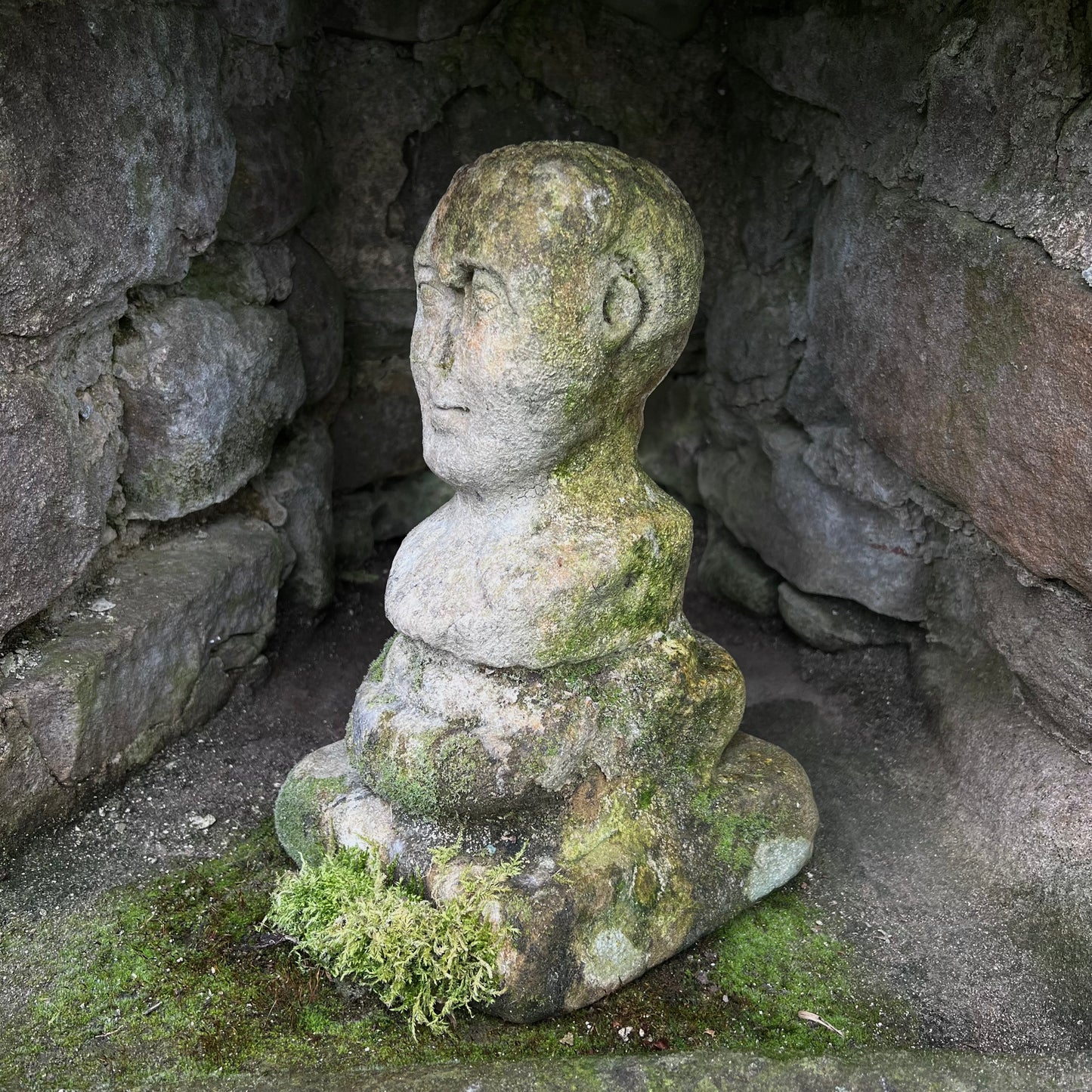 Yorkshire Celtic Carved Stone Head