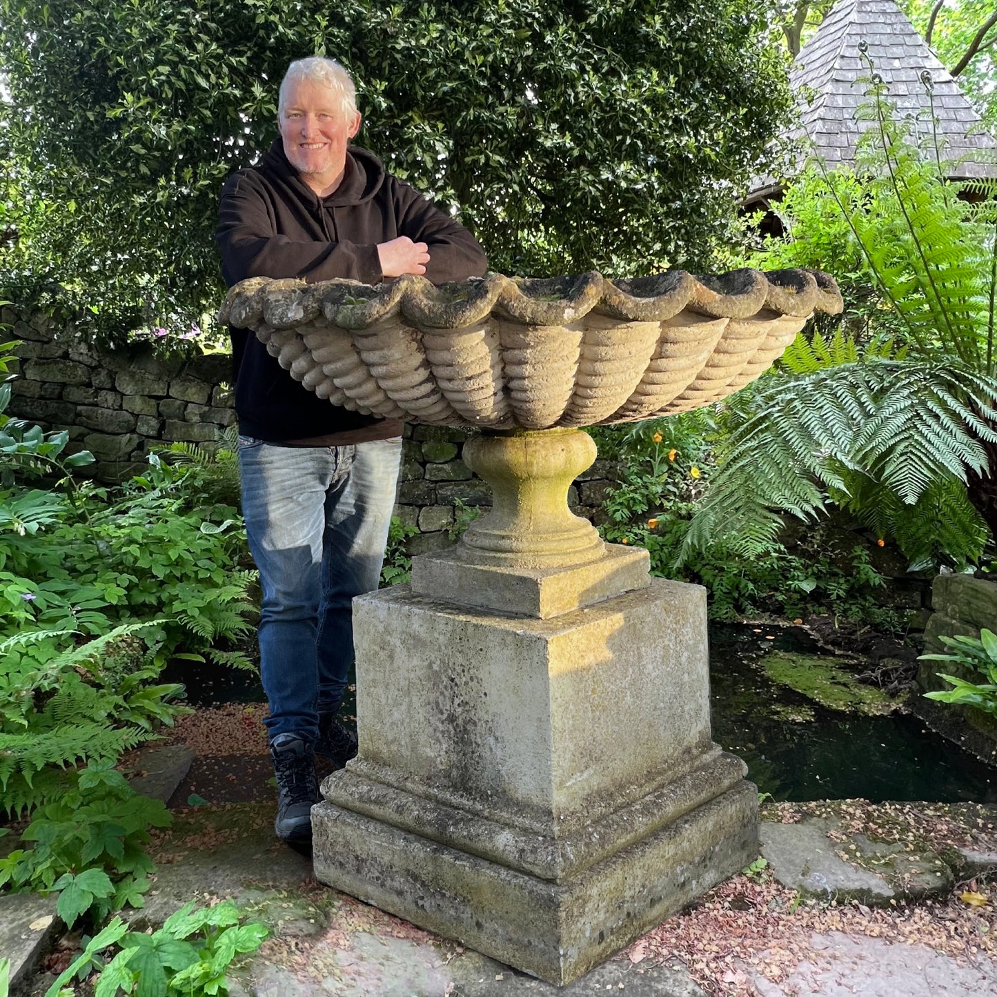 Huge Centrepiece Tazza Urn Fountain Mid 20th Century