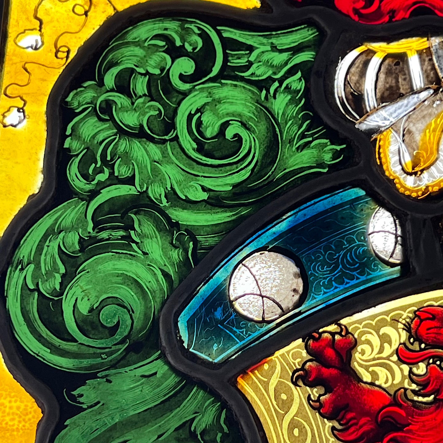 Stained Glass Panel depicting The Arms of Heinrich Bodmer of Baden c.1530