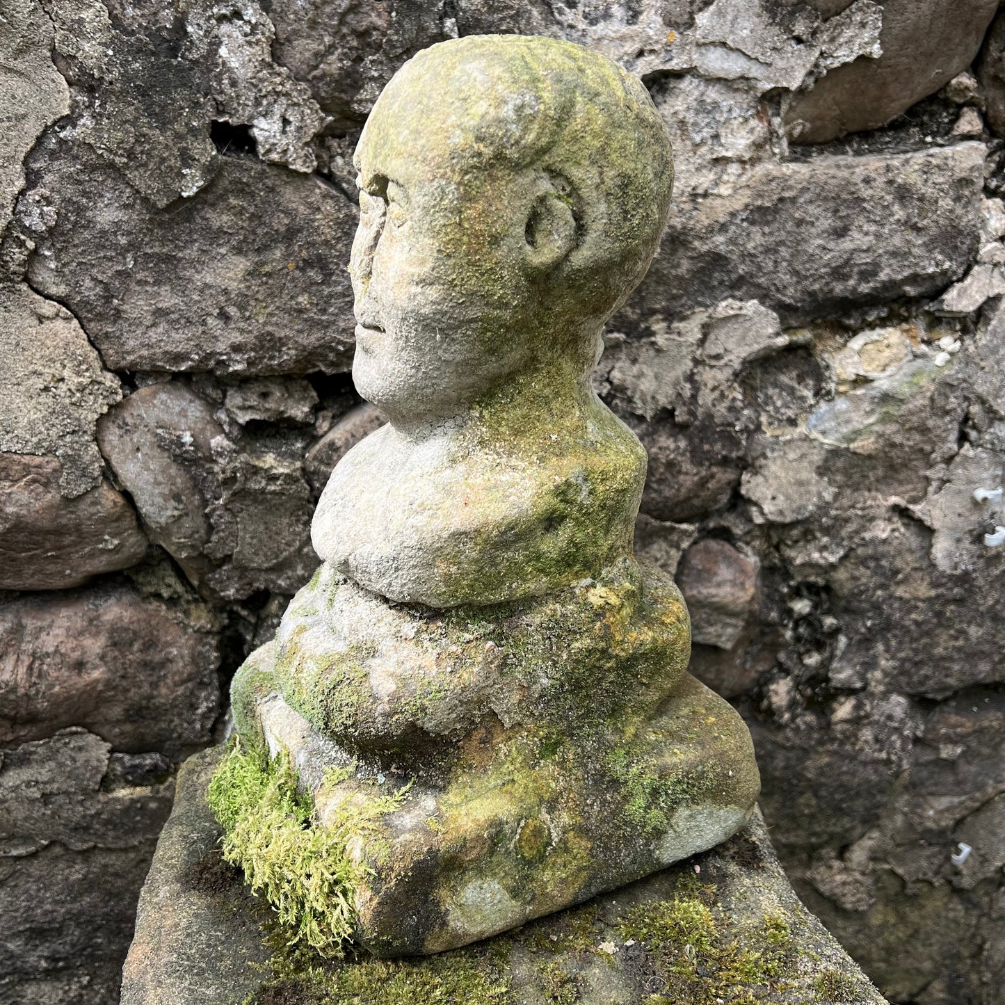 Yorkshire Celtic Carved Stone Head