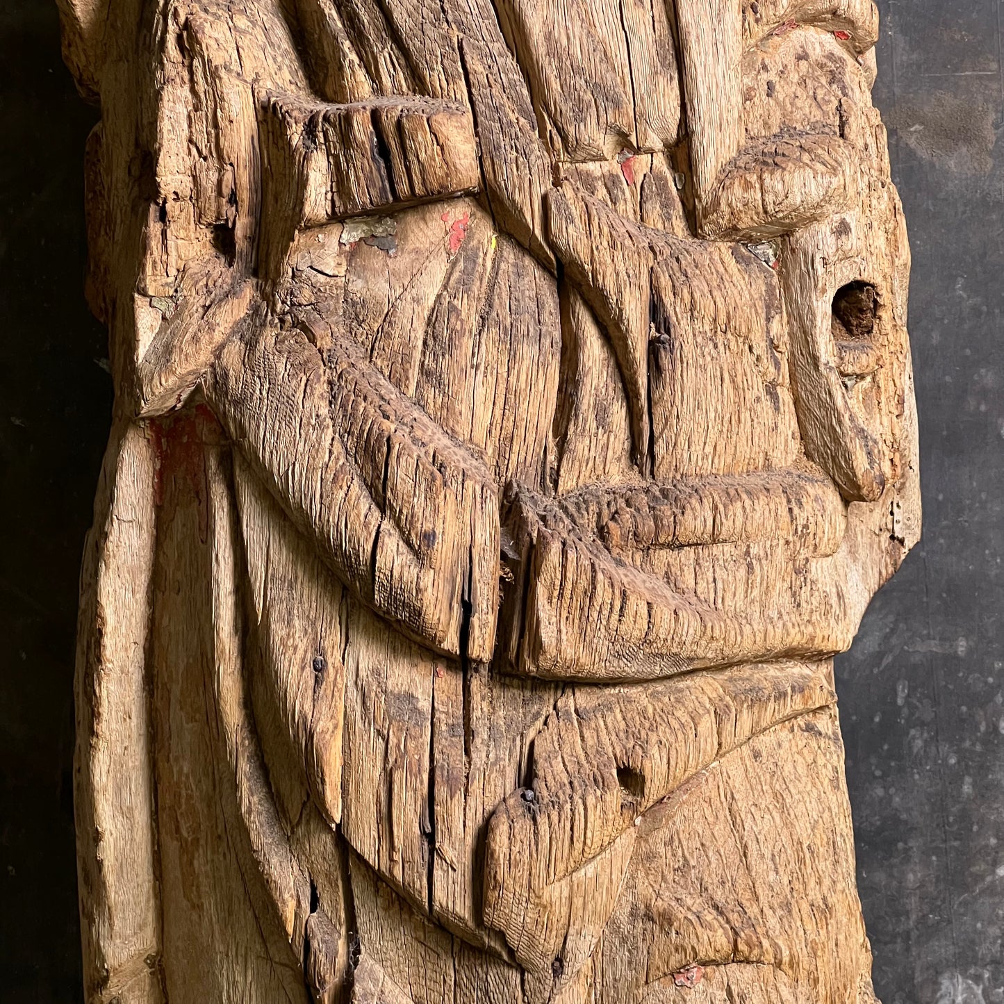 Carved Oak Figure of Saint James the Greater c.1470-1520