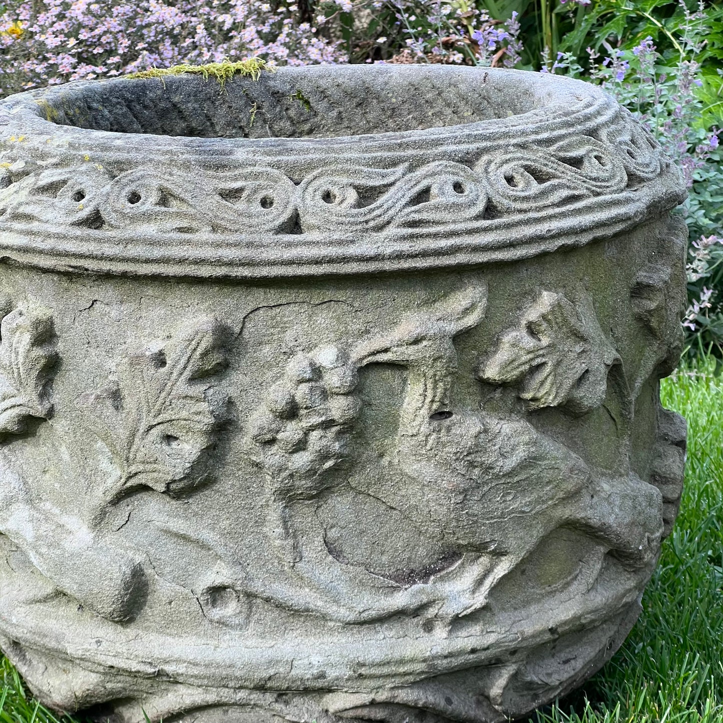 Pair Of Romanesque Urns