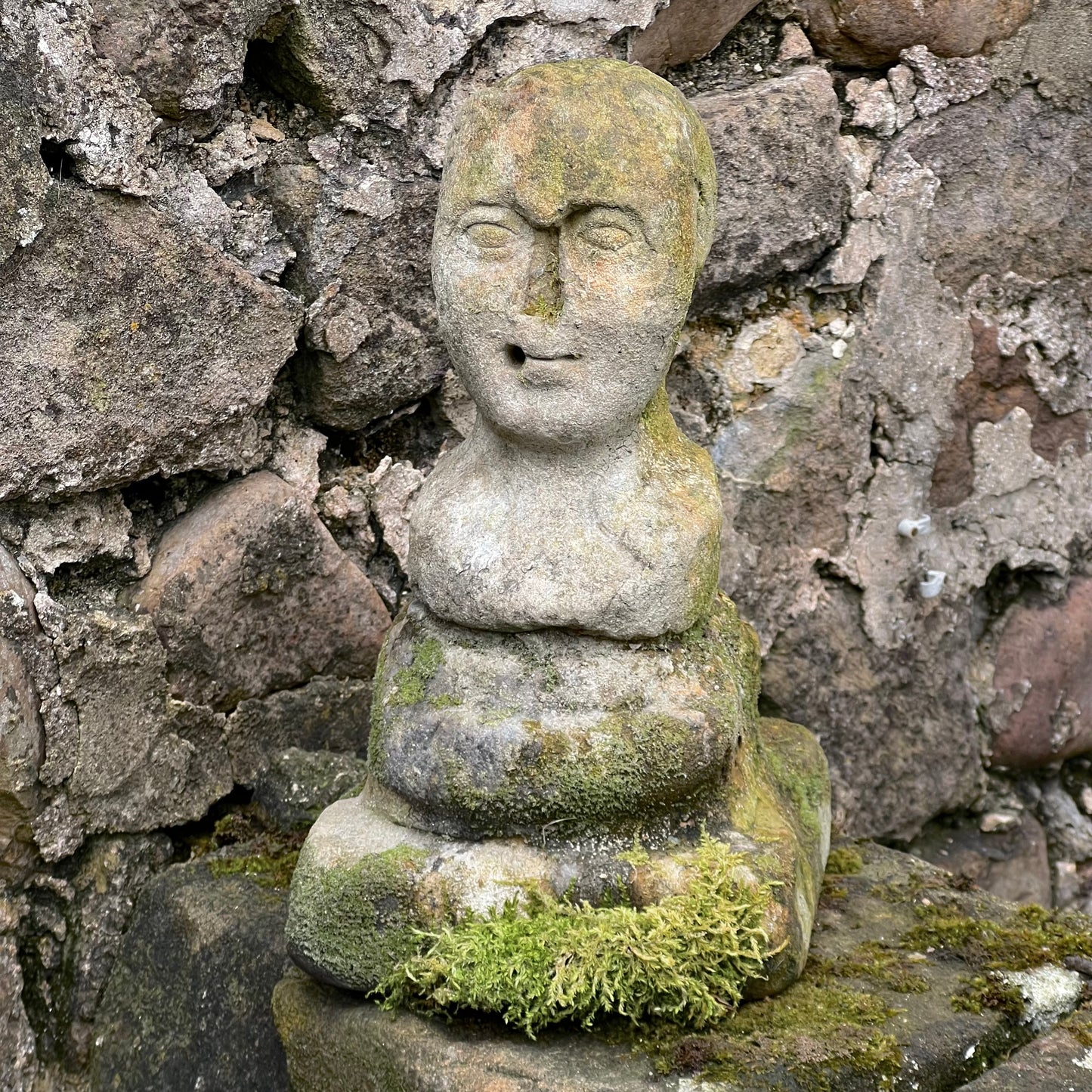 Yorkshire Celtic Carved Stone Head