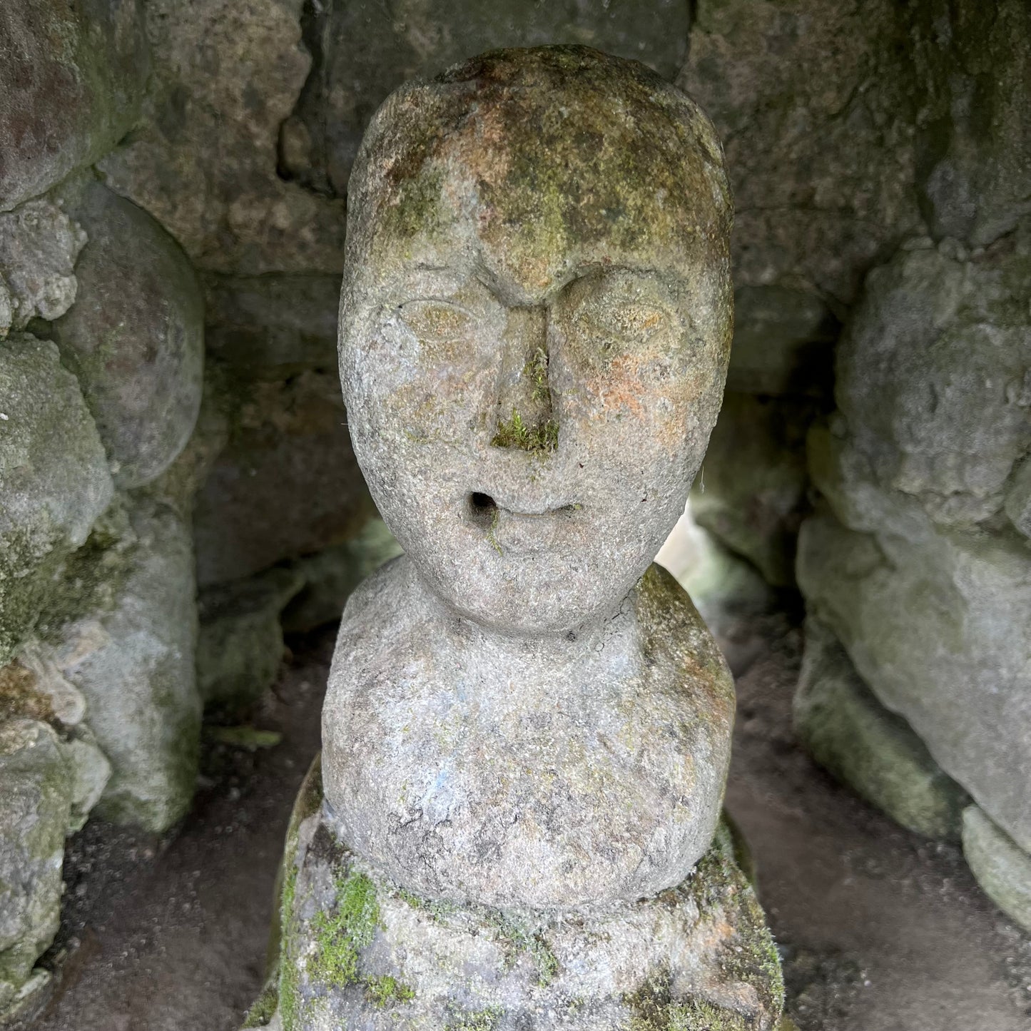 Yorkshire Celtic Carved Stone Head