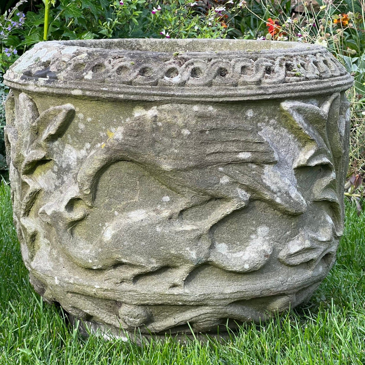 Pair Of Romanesque Urns