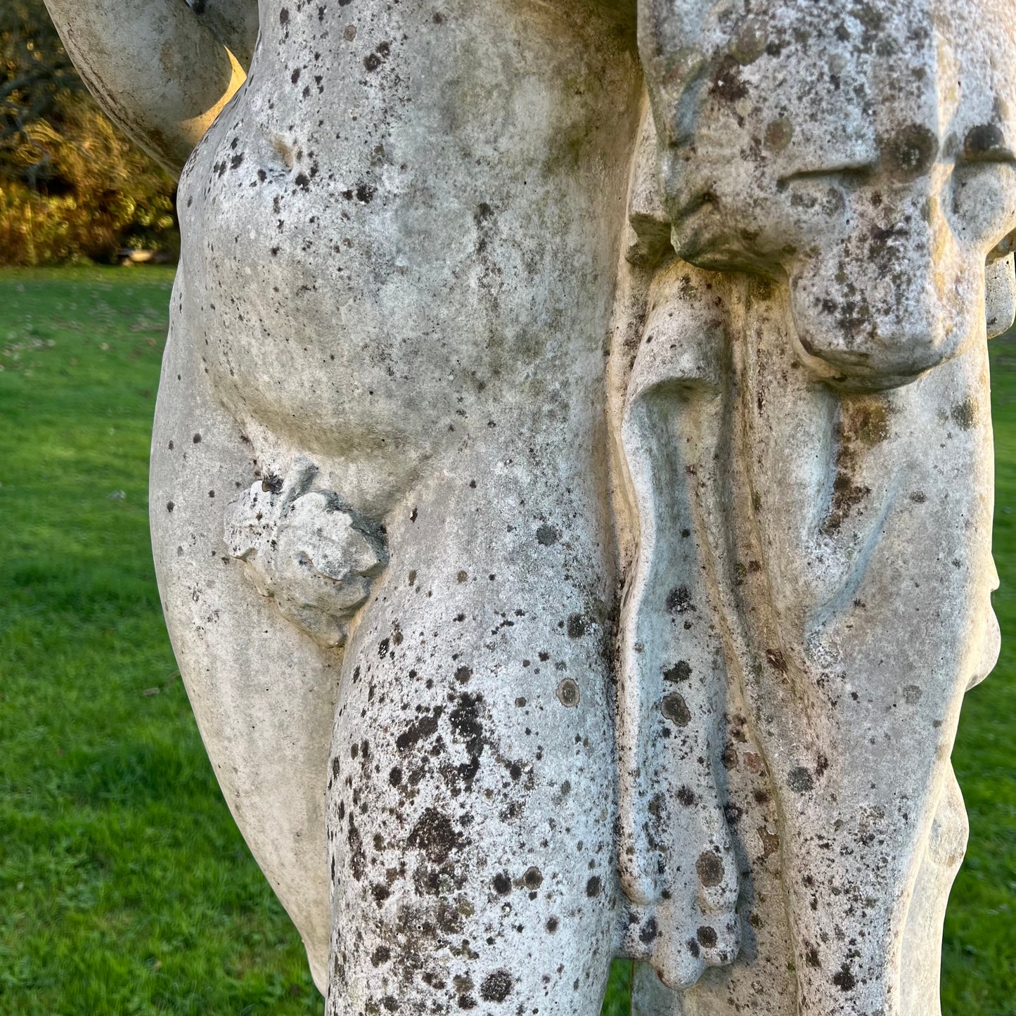 Mid-20th Century Composite Stone Statue of Pan