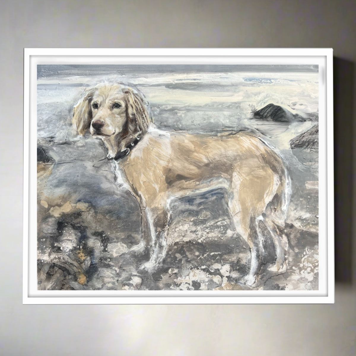 Chloë Holt RCA FRSA - “Honey” Commissioned Dog Portrait