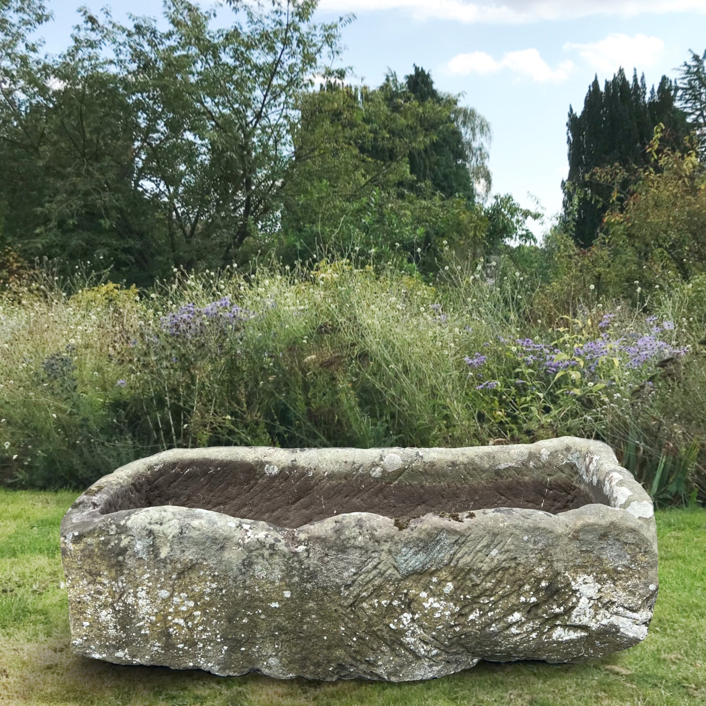 Huge 18th Century Carved Stone Trough