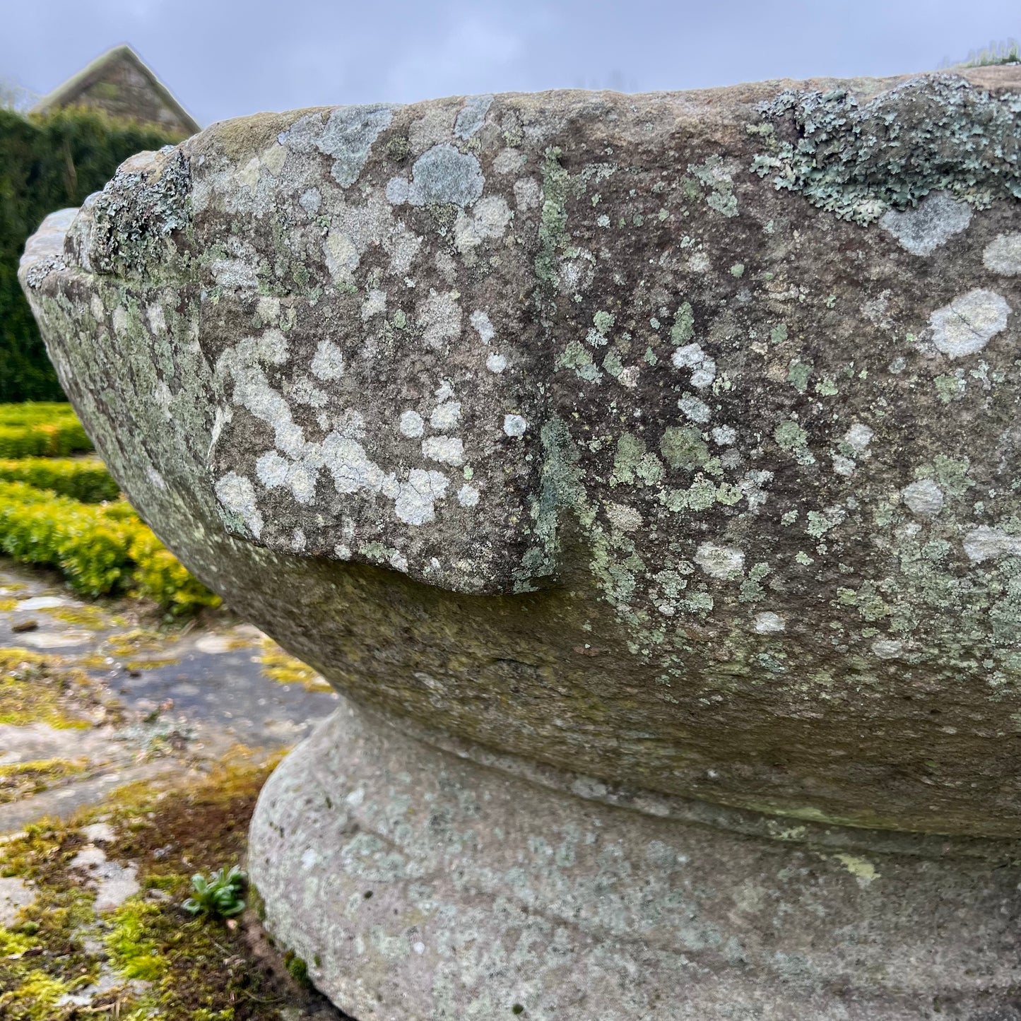 Monumental Roman Basin or Lavabo from Furness Abbey