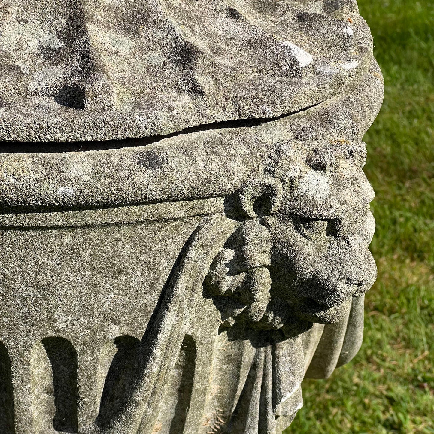 Robert Adam Style Swagged Urn Late 20th Century