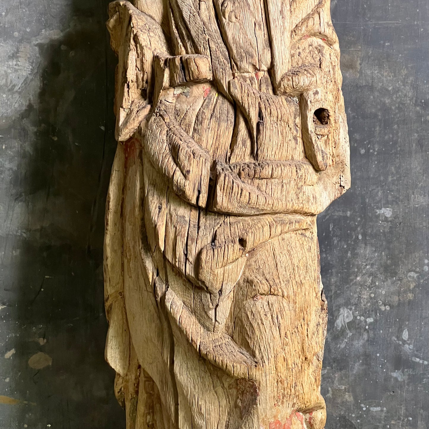 Carved Oak Figure of Saint James the Greater c.1470-1520