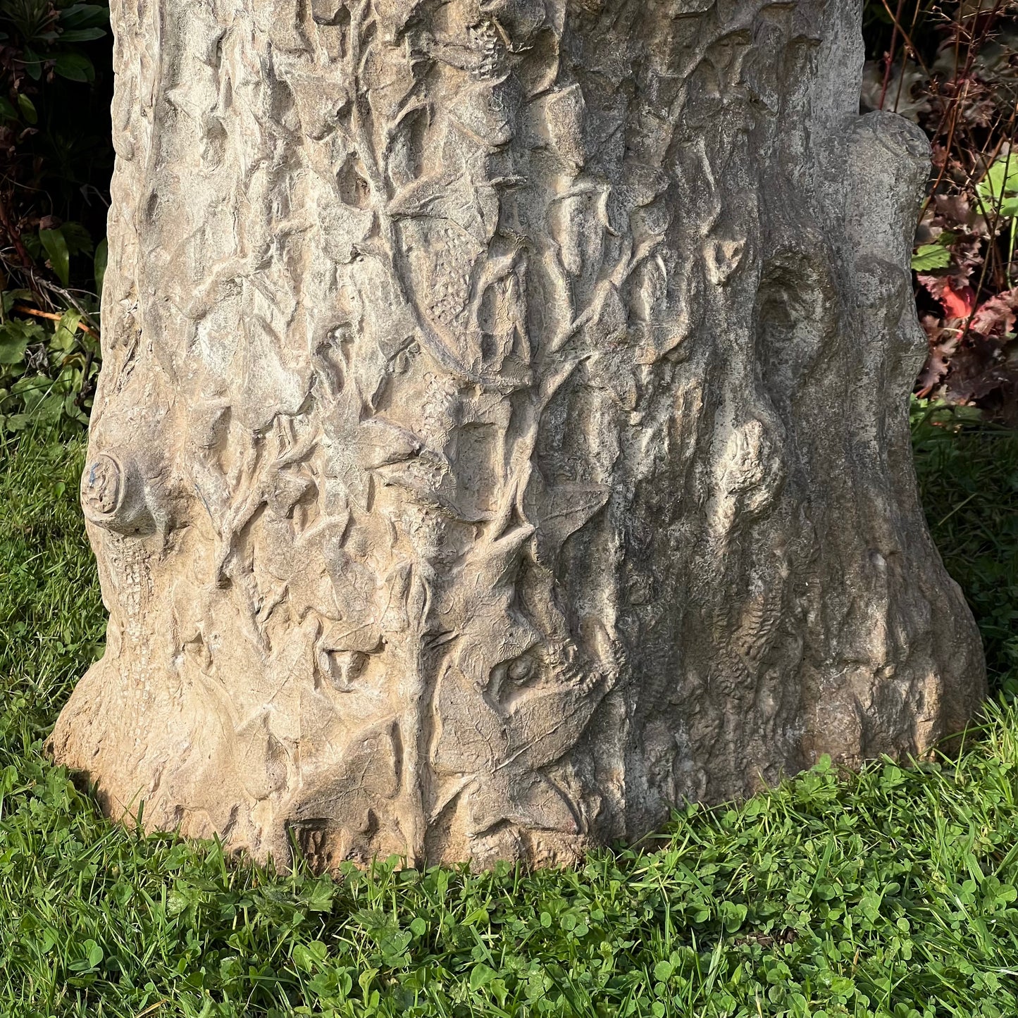 Pair of English Terracotta Tree Stump or Stumpery Pedestals by Gibbs & Canning, Tamworth c.1870