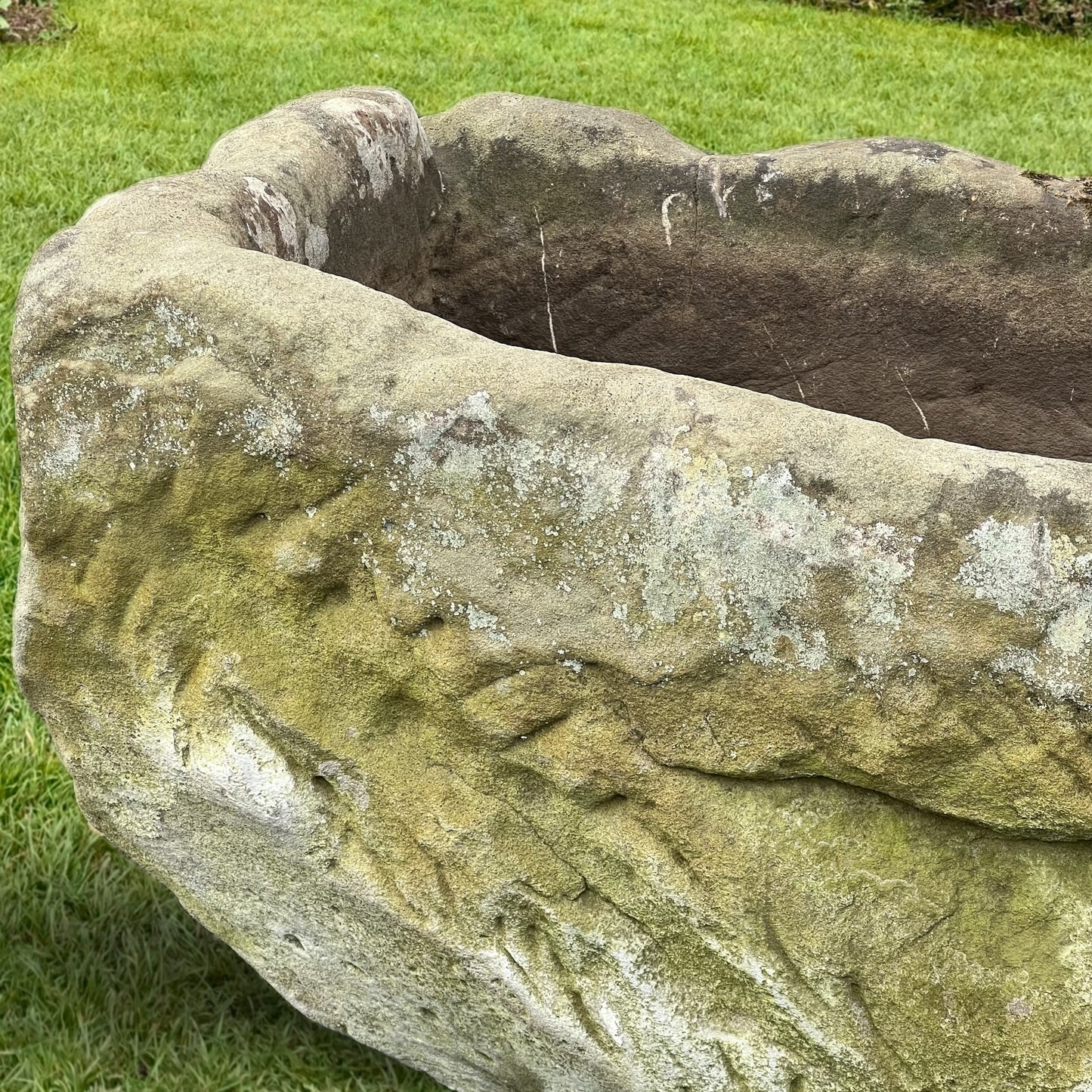 Huge 18th Century Carved Stone Trough