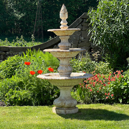 Late 20th Century Italianate Tiered Renaissance Style Fountain