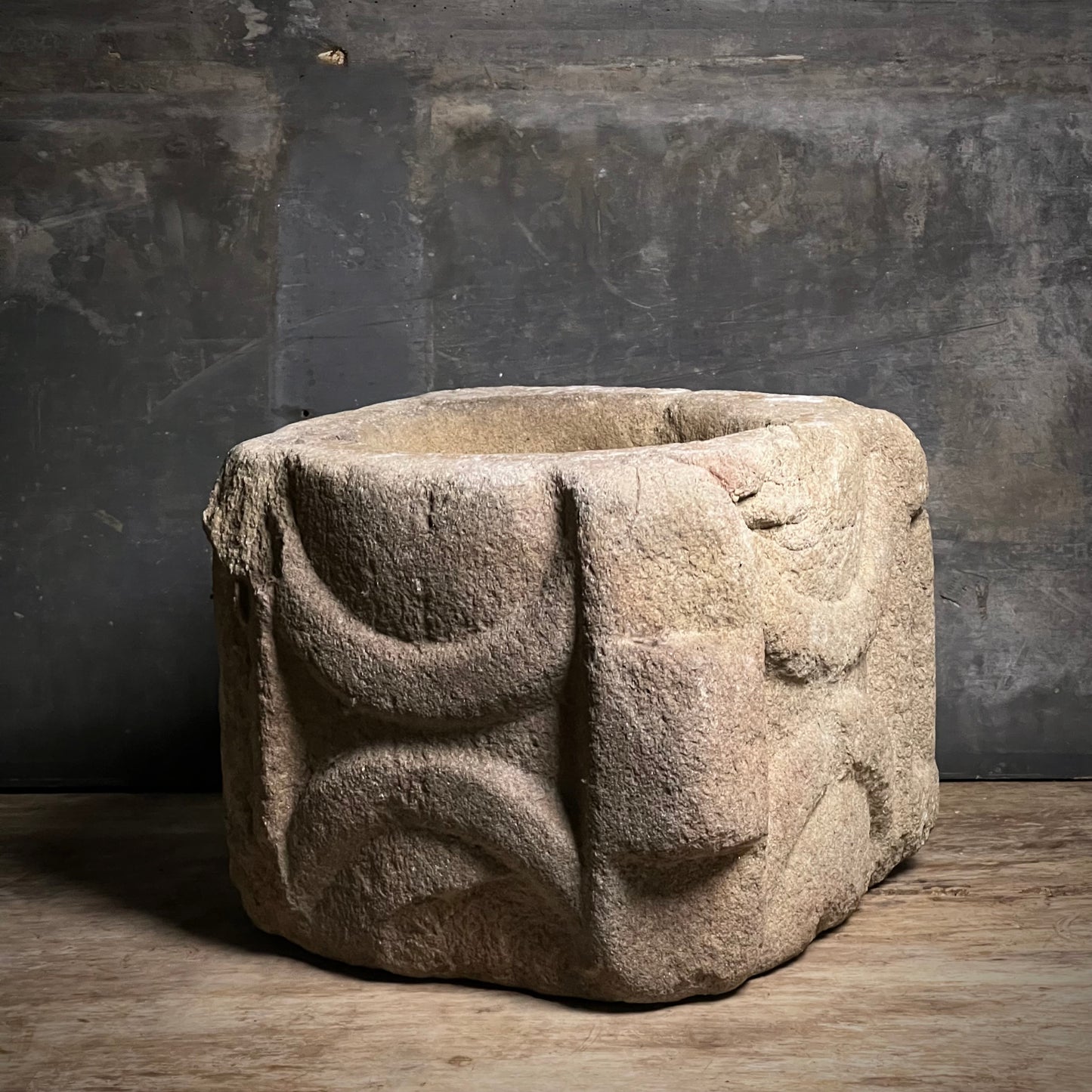 Rare Romanesque Medieval Double-Bowled Apothecary Mortar