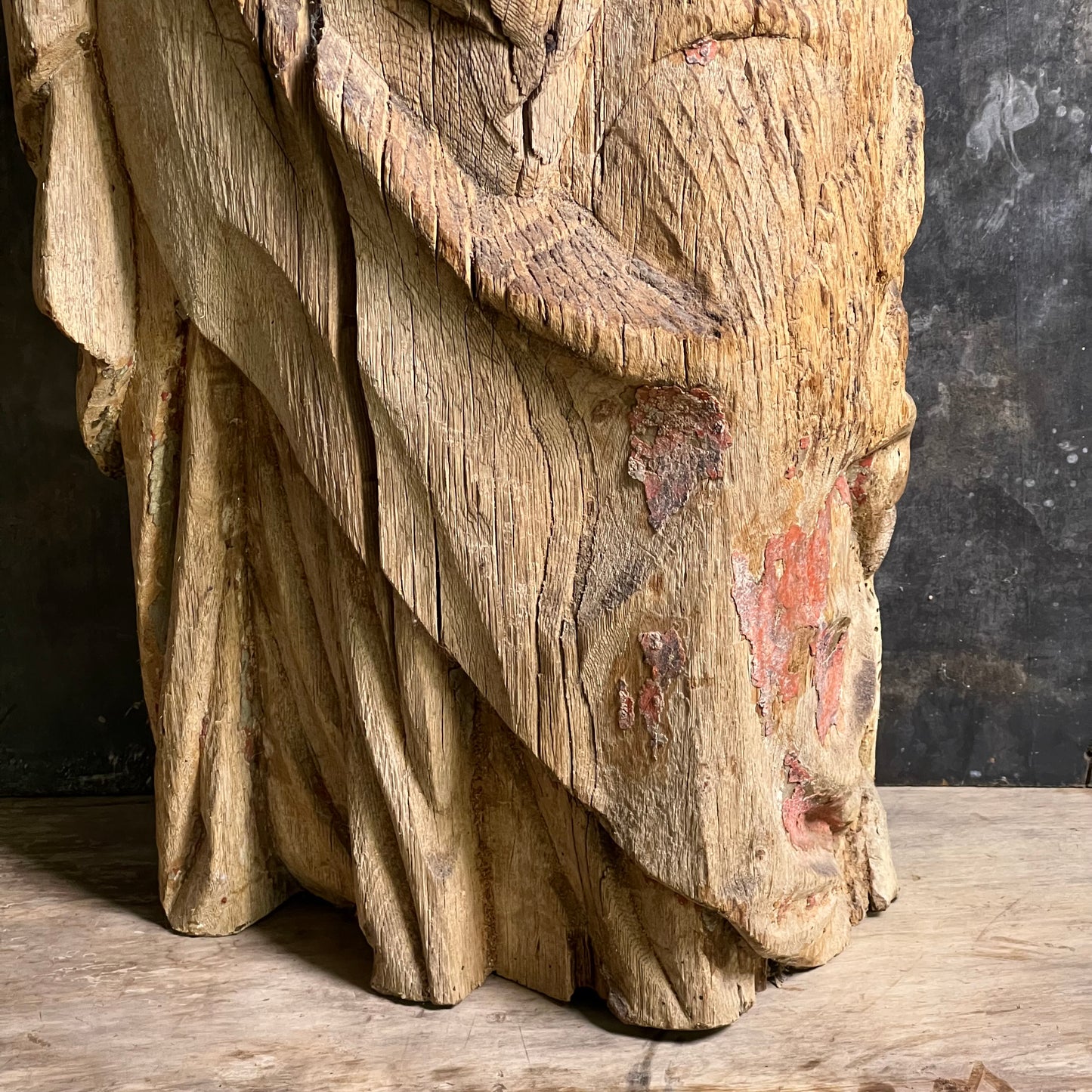 Carved Oak Figure of Saint James the Greater c.1470-1520