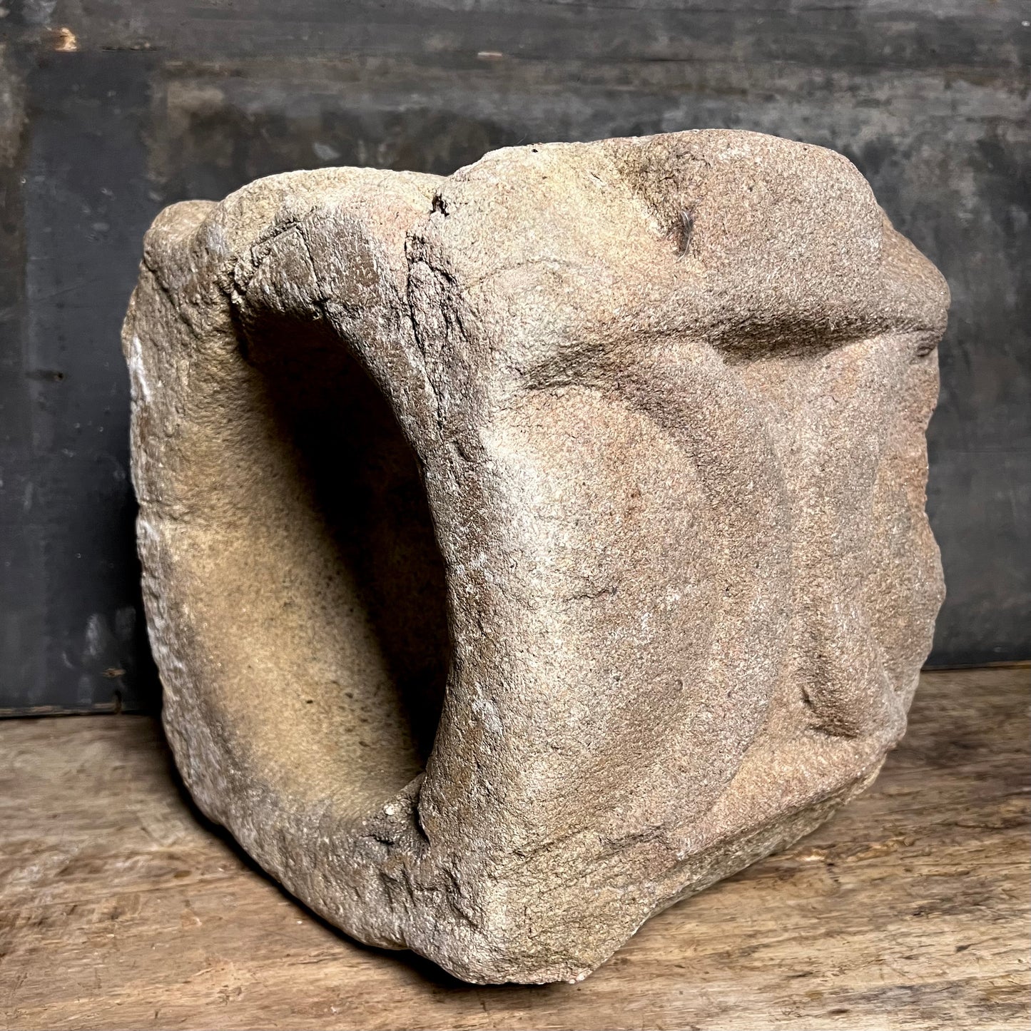 Rare Romanesque Medieval Double-Bowled Apothecary Mortar