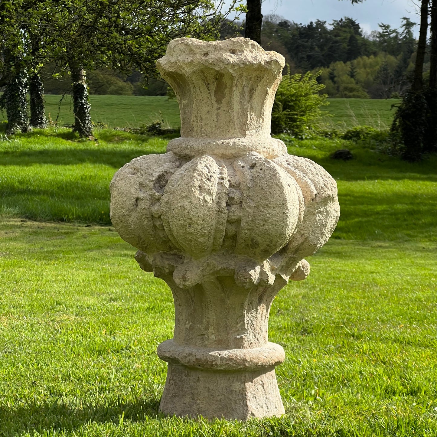 ‘Isabelline’ Pomegranate Finial from Granada c.1500-1520