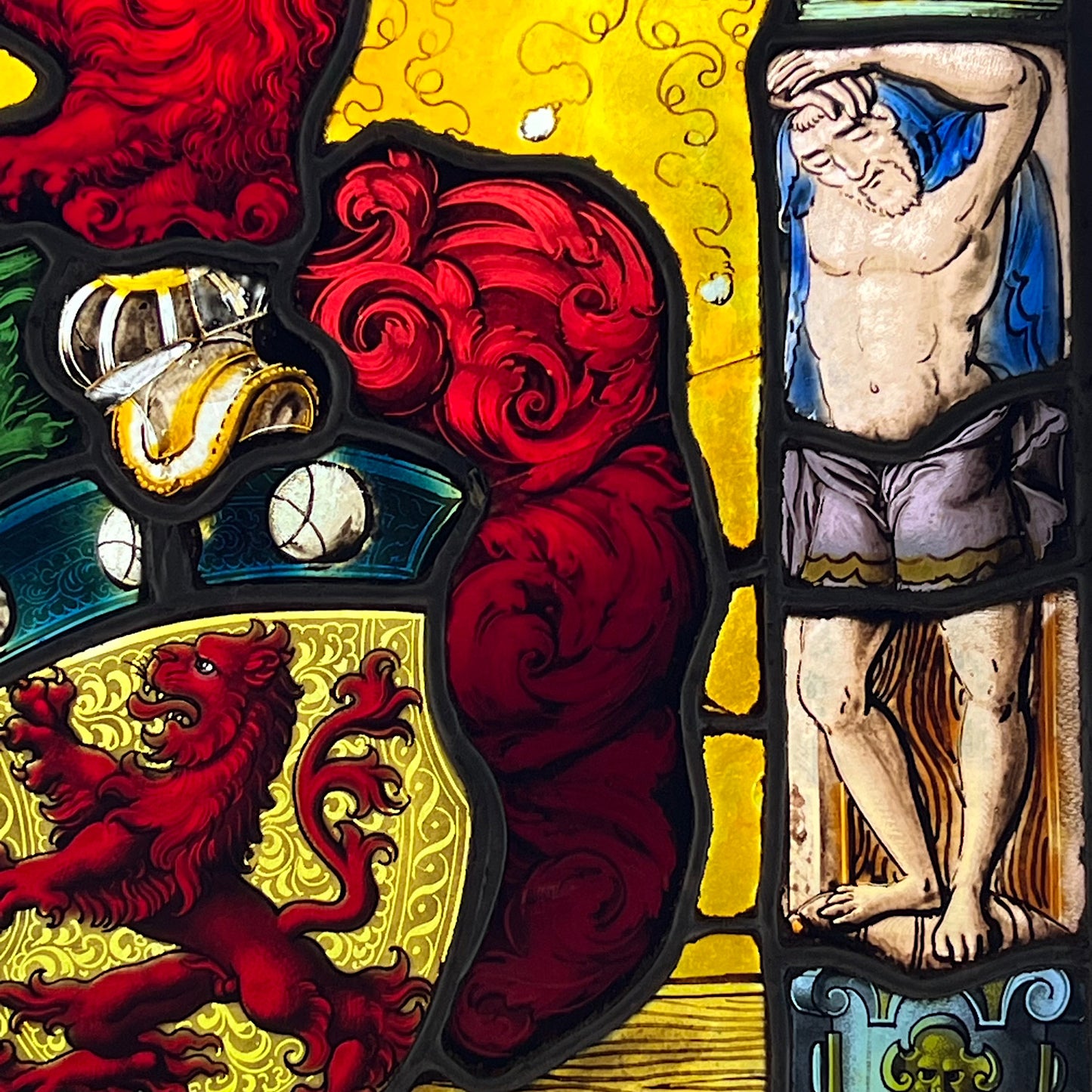 Stained Glass Panel depicting The Arms of Heinrich Bodmer of Baden c.1530