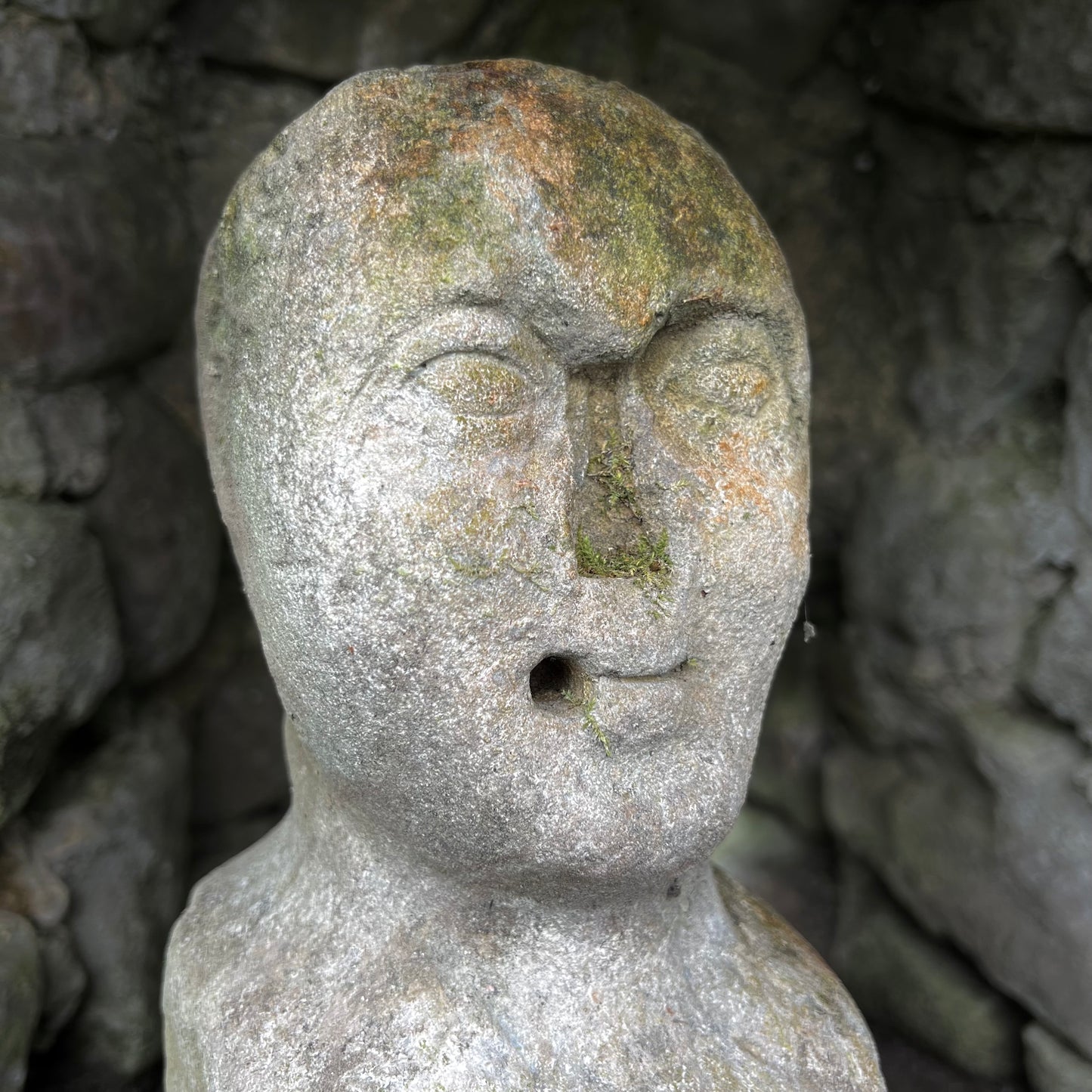 Yorkshire Celtic Carved Stone Head