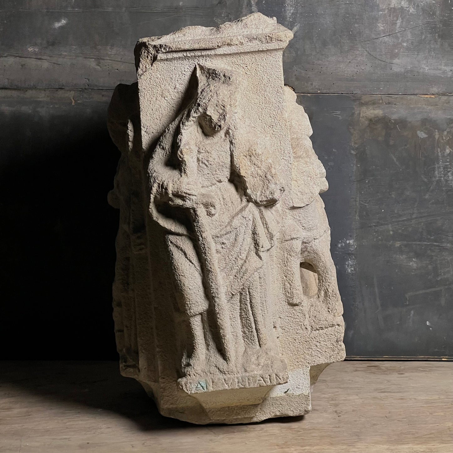 A Four-Sided French Gothic Limestone Capital or Pedestal from a Shrine or Chapel, Northern France, c.1280–1350