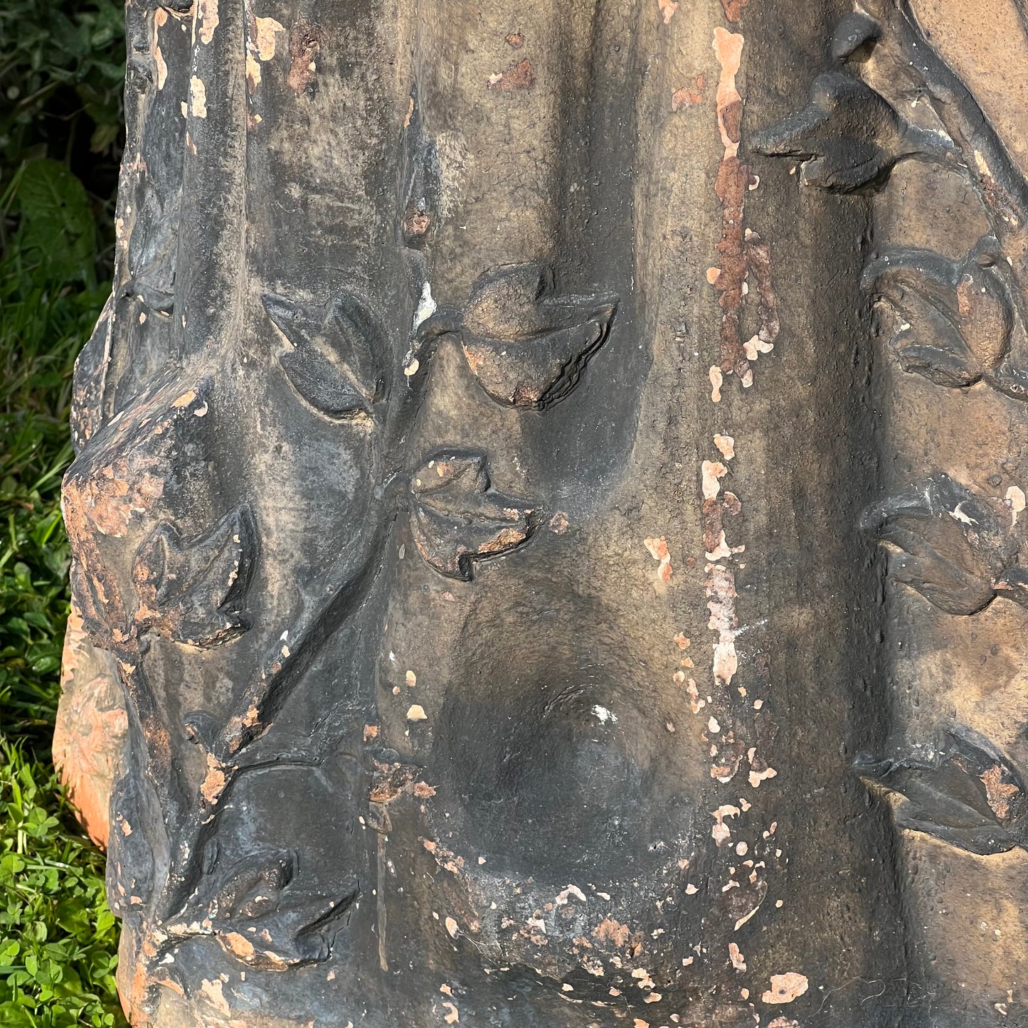 Pair of English Terracotta Tree Stump or Stumpery Pedestals by Gibbs & Canning, Tamworth c.1870