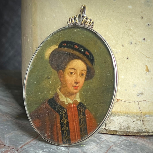 Portrait Miniature of Edward VI c.1680