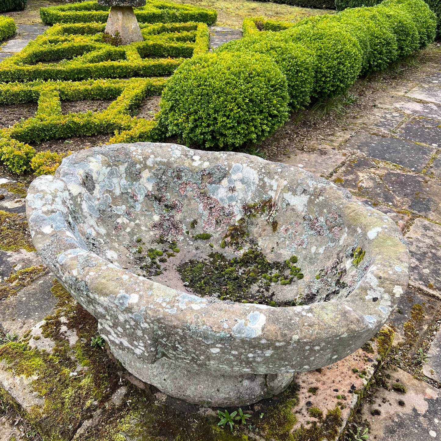 Monumental Roman Basin or Lavabo from Furness Abbey