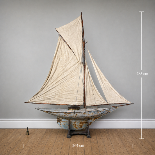 Exceptional Scale “Coronation 1838” Racing Pond Yacht, formerly property of Queen Victoria