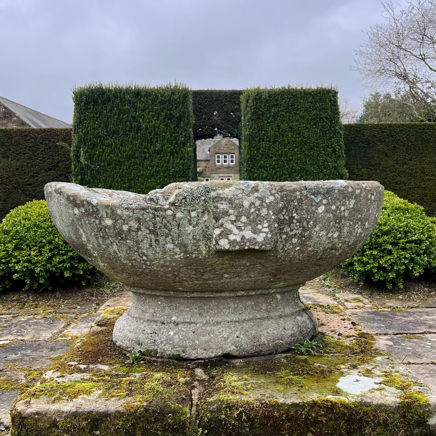 Monumental Roman Basin or Lavabo from Furness Abbey