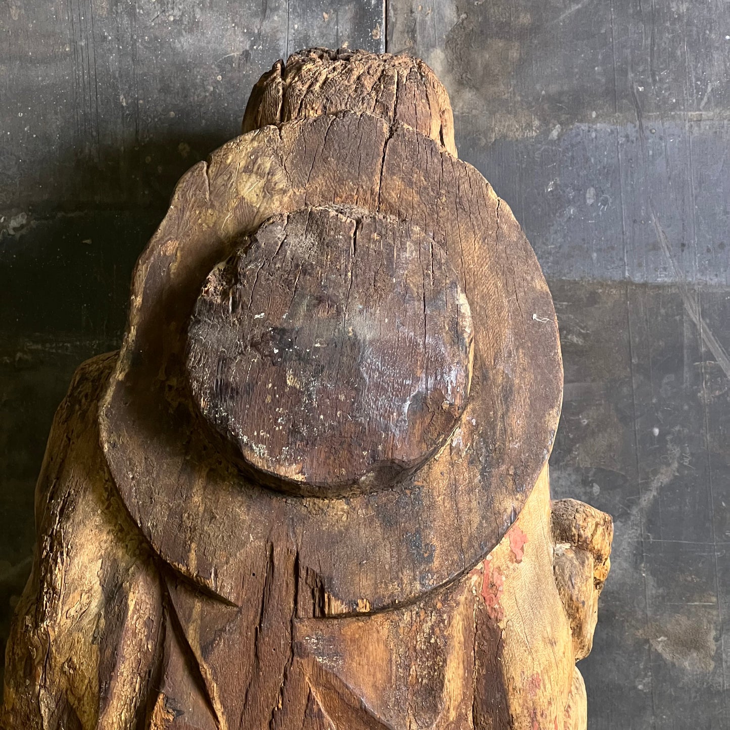 Carved Oak Figure of Saint James the Greater c.1470-1520