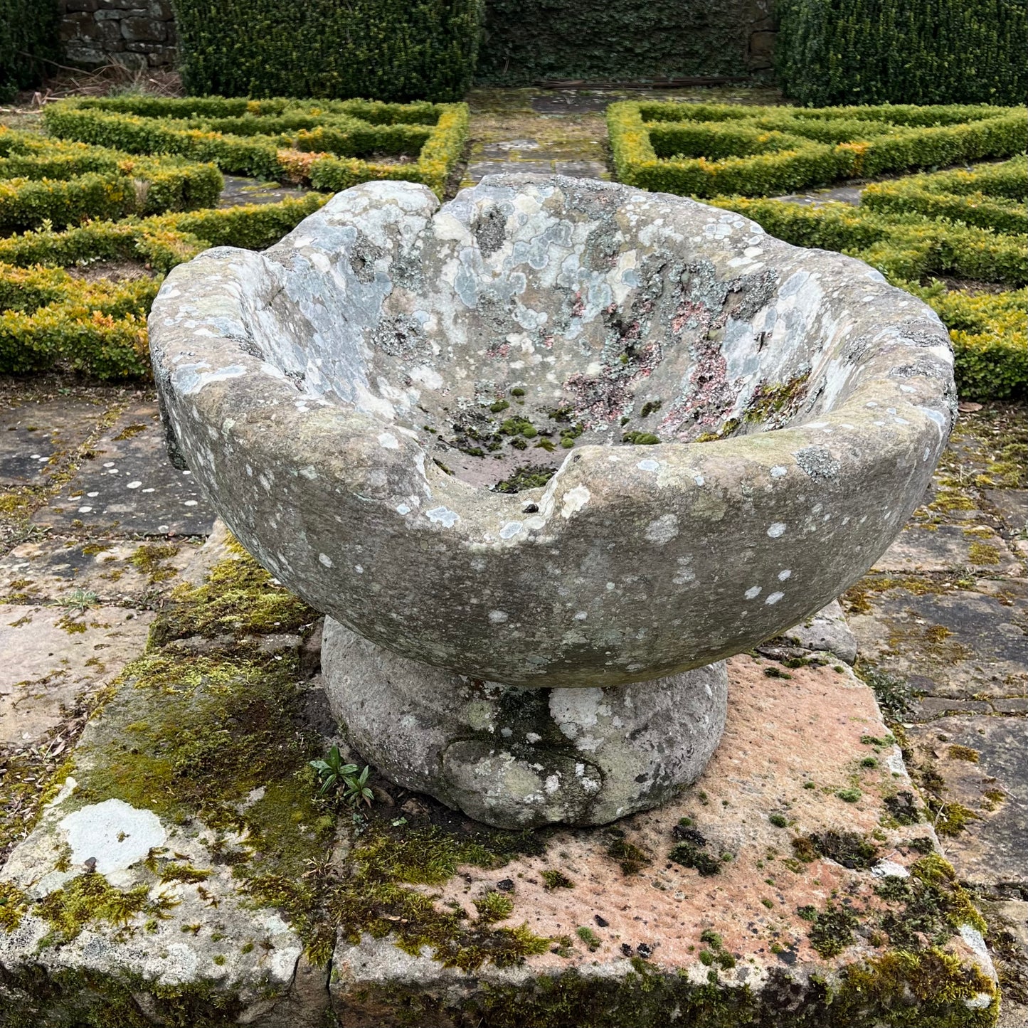 Monumental Roman Basin or Lavabo from Furness Abbey