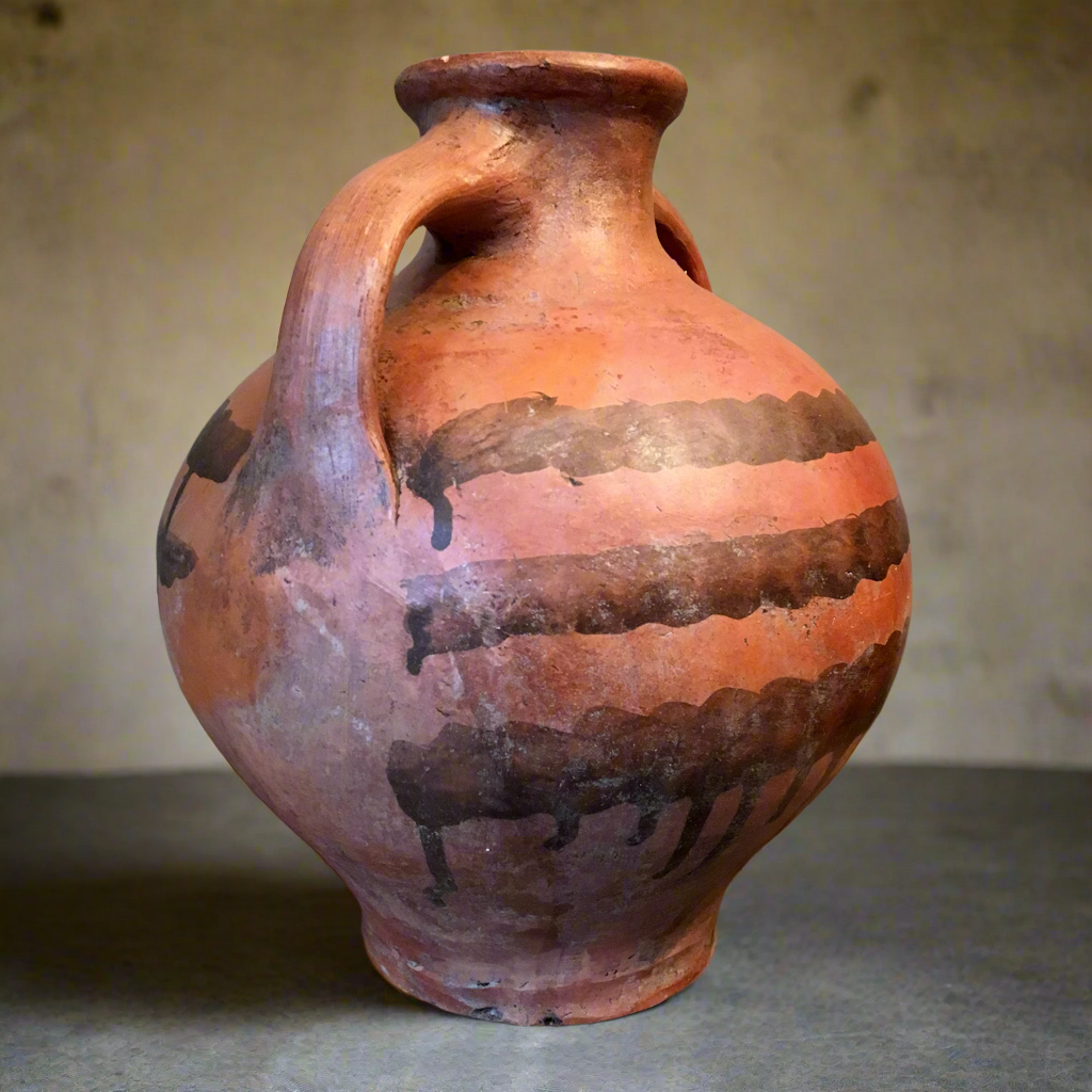 Terracotta Jug/Pitcher Vessel ‘Cantaros’ from Calanda, Aragon c.1750s