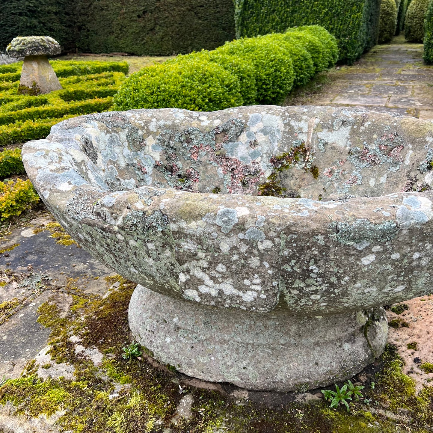 Monumental Roman Basin or Lavabo from Furness Abbey